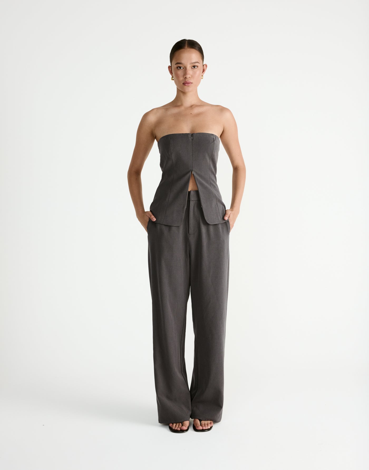  - Women's Pants - Charcoal Clothing