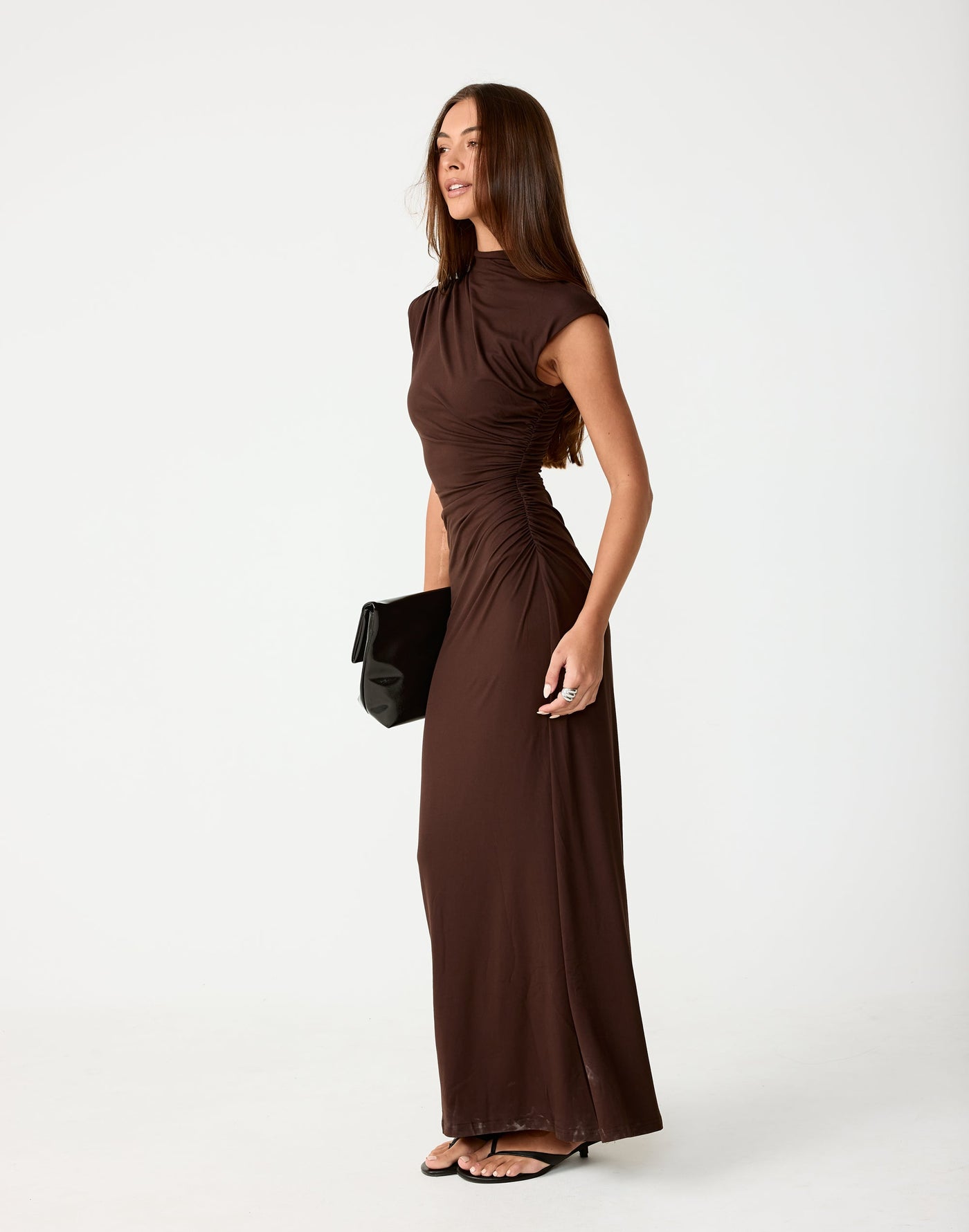 Stolen Maxi Dress (Chocolate)