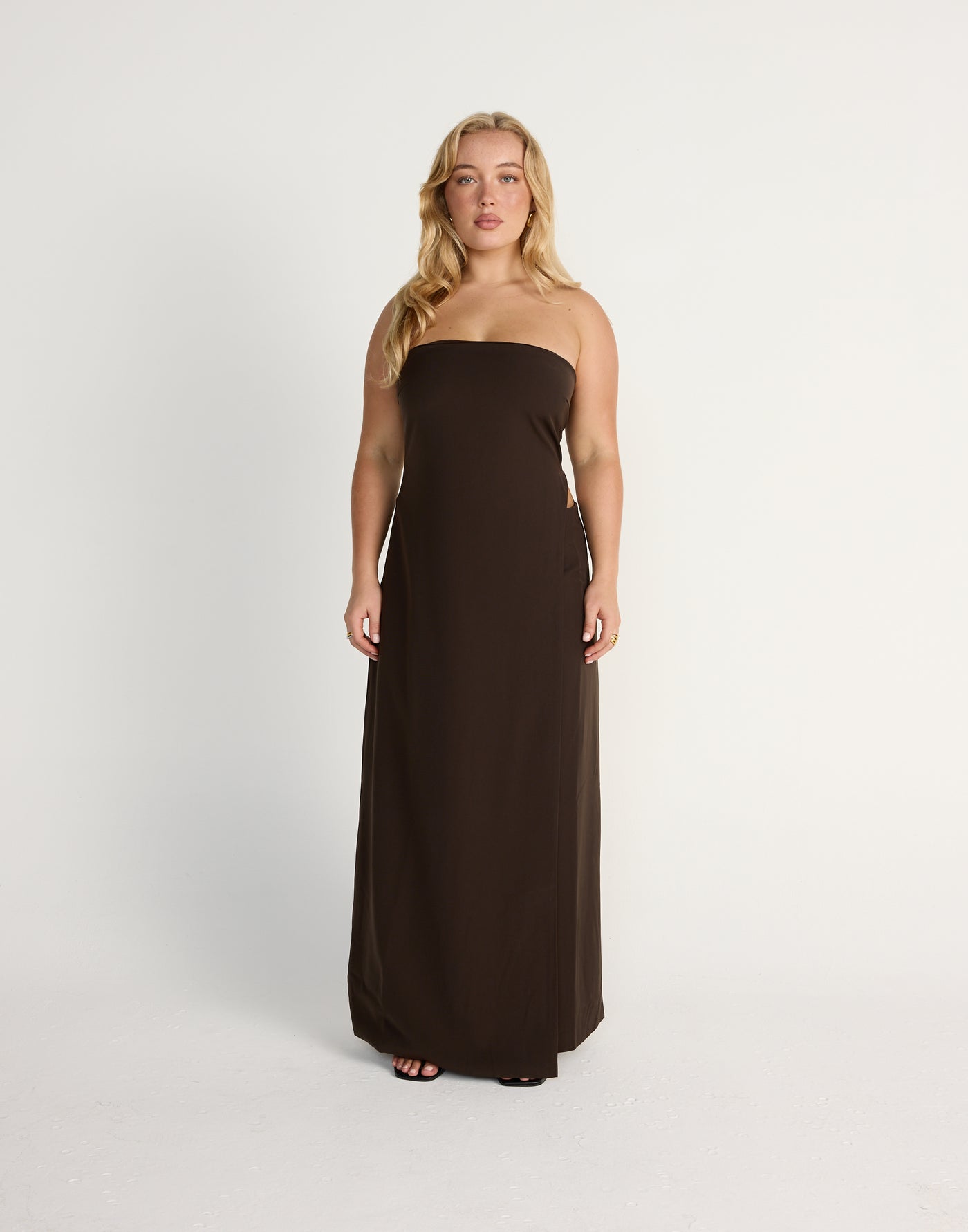 Gabby Maxi Dress (Choc) | CHARCOAL Exclusive - - Women's Dress - Charcoal Clothing