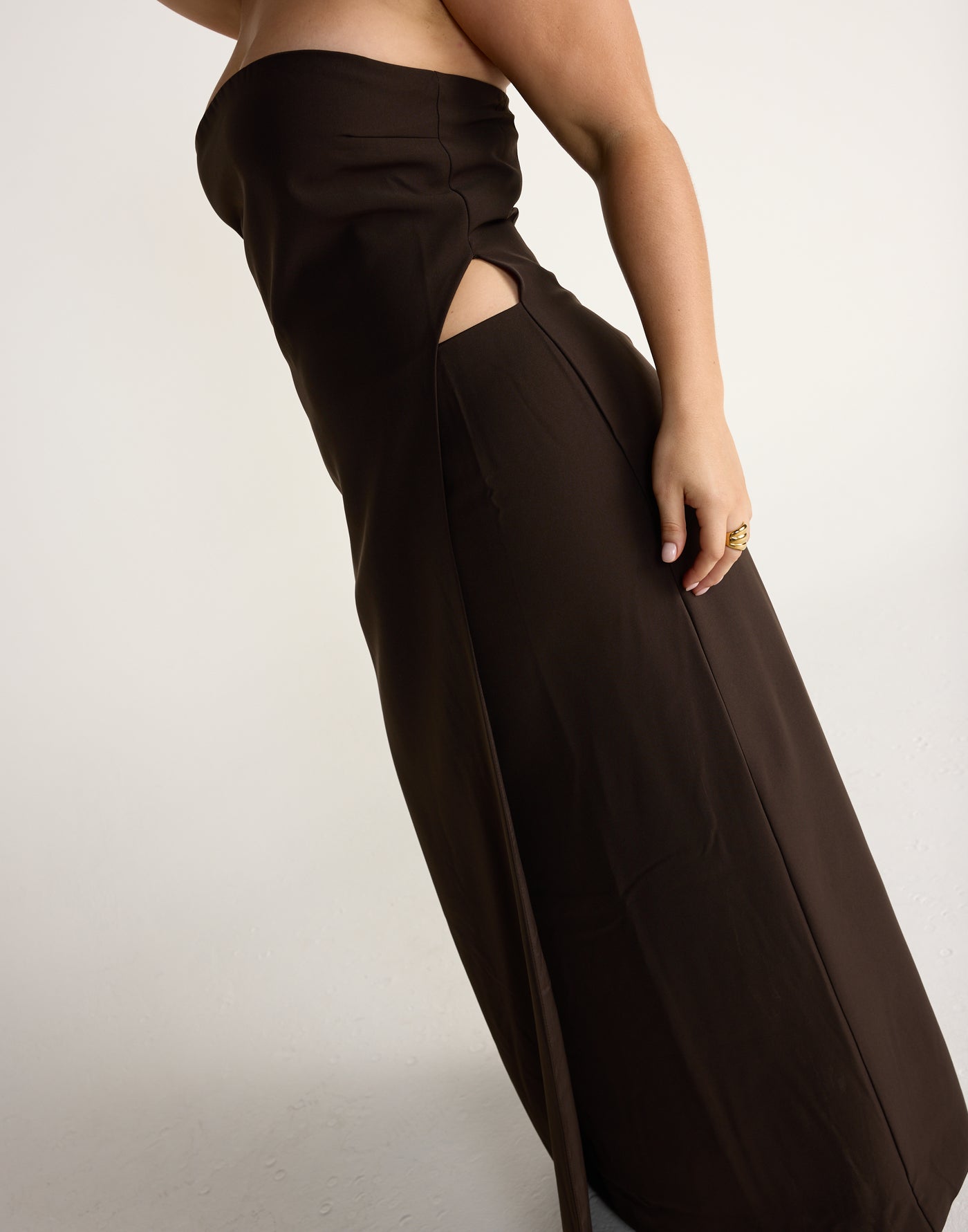 Gabby Maxi Dress (Choc) | CHARCOAL Exclusive - - Women's Dress - Charcoal Clothing