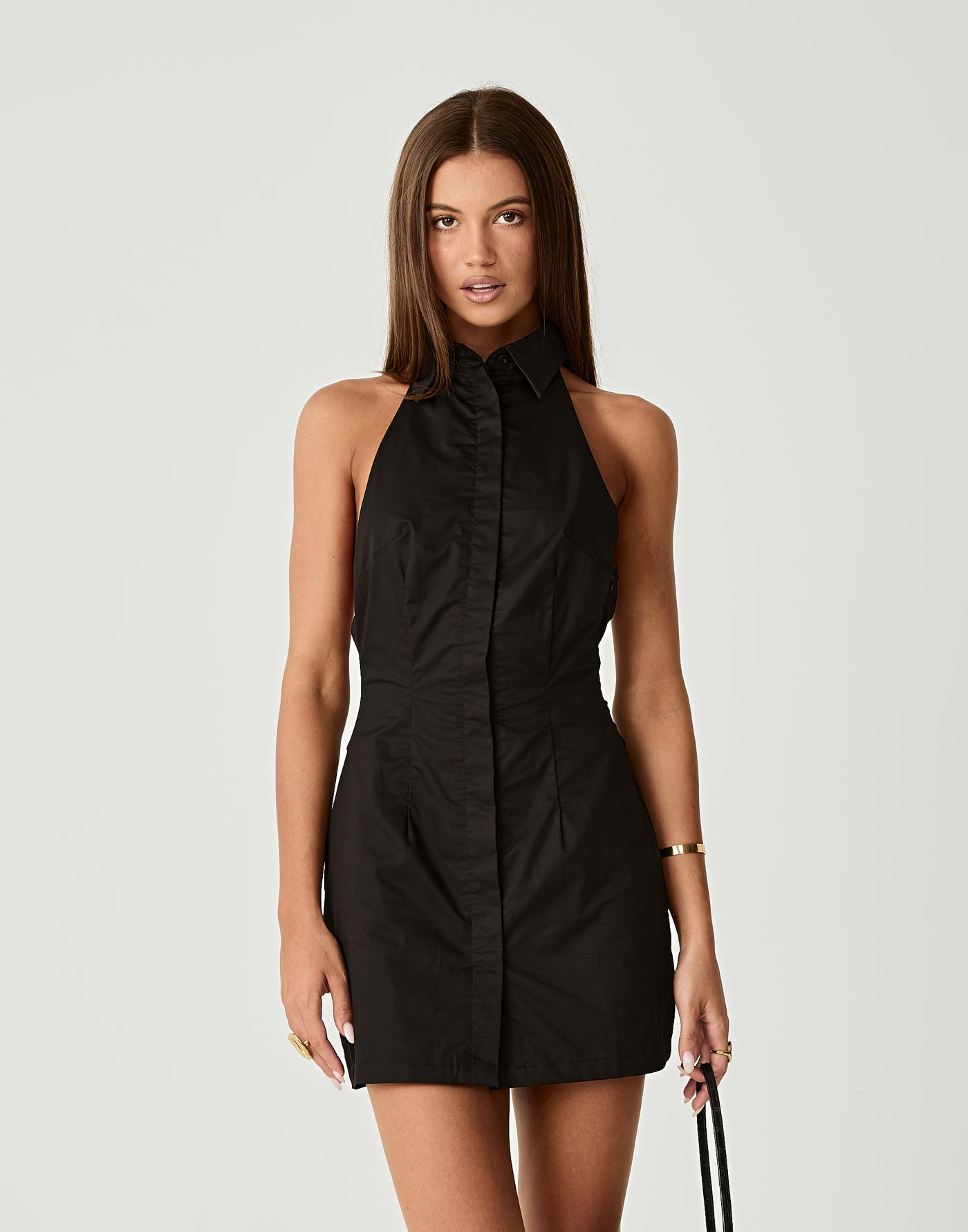  - Women's Dress - Charcoal Clothing
