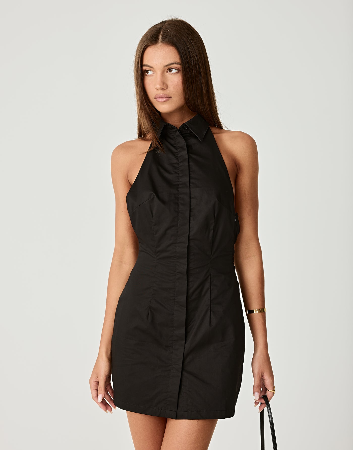  - Women's Dress - Charcoal Clothing