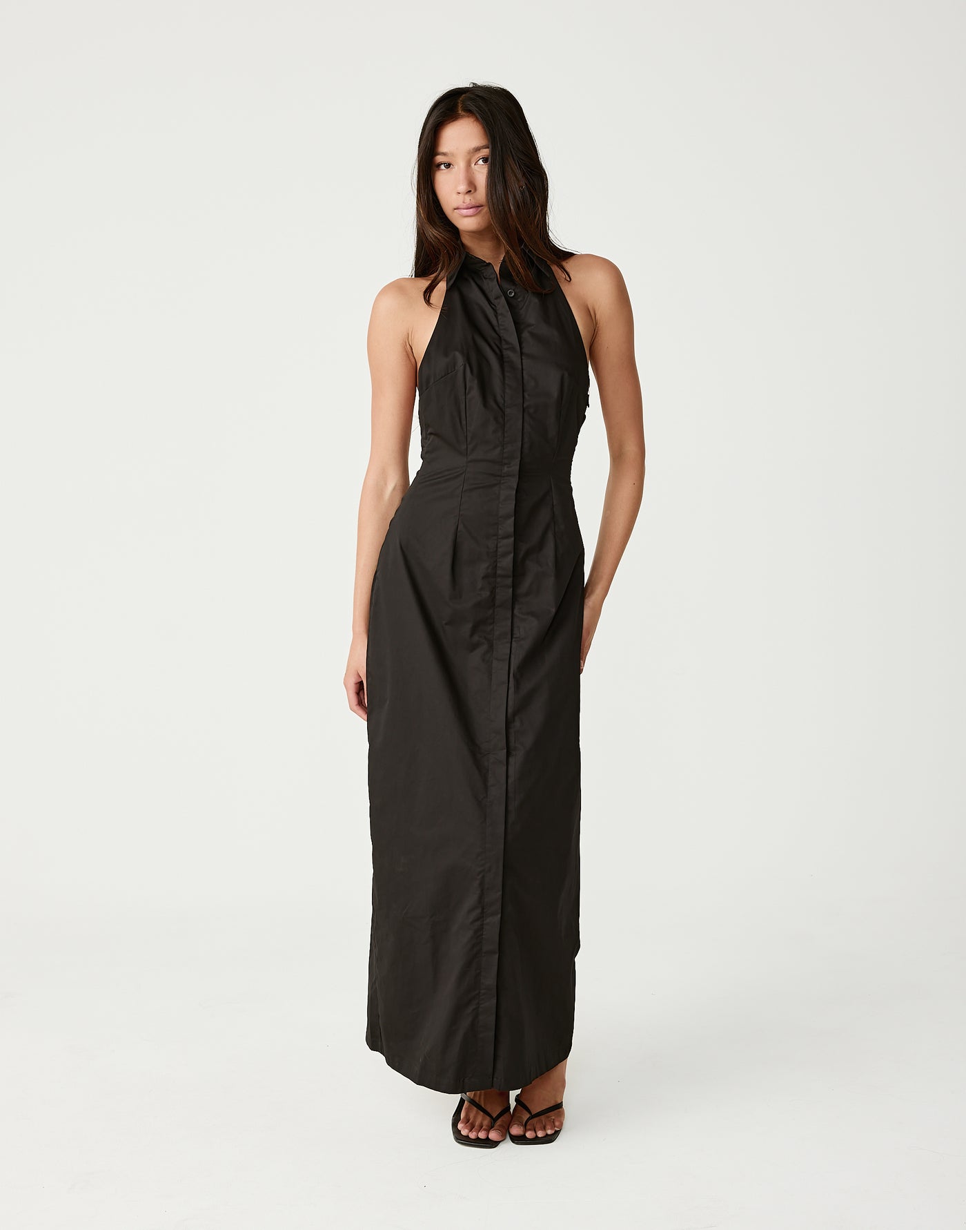  - Women's Dress - Charcoal Clothing