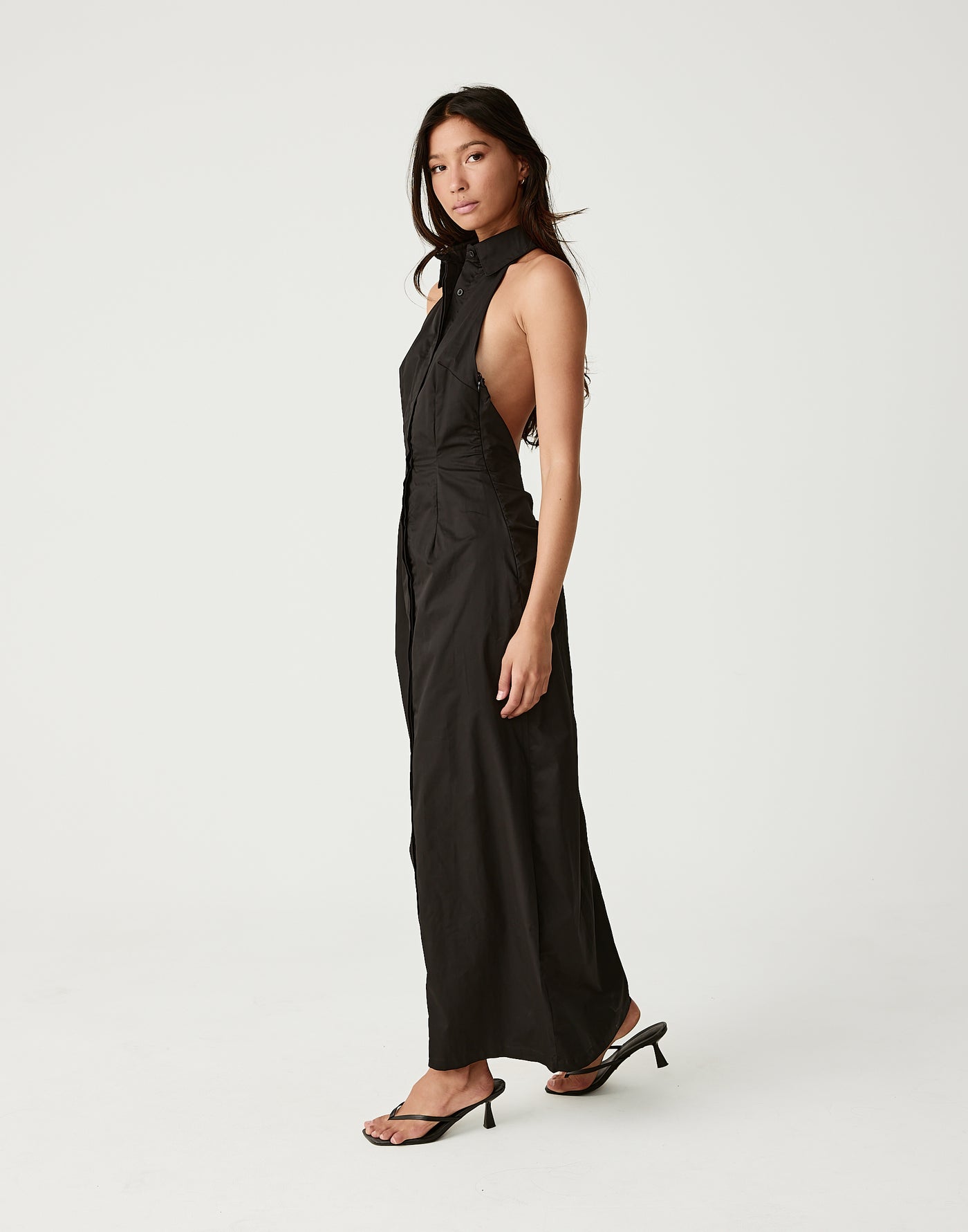  - Women's Dress - Charcoal Clothing
