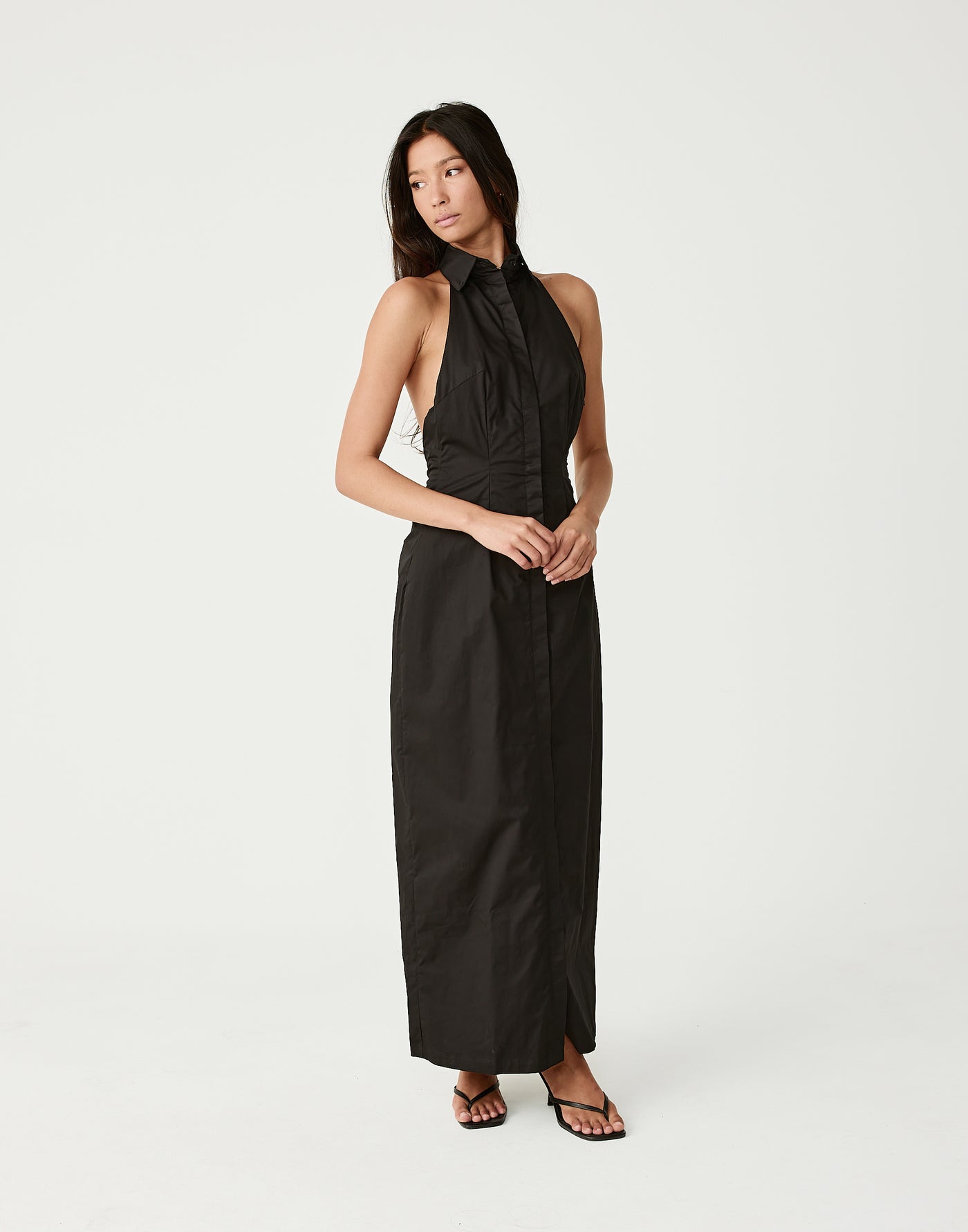  - Women's Dress - Charcoal Clothing