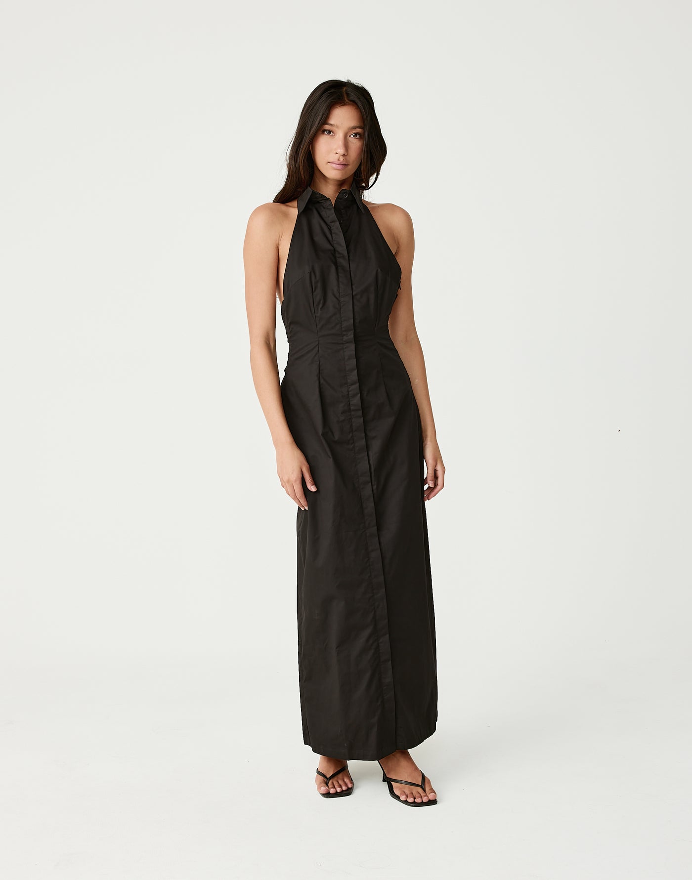  - Women's Dress - Charcoal Clothing