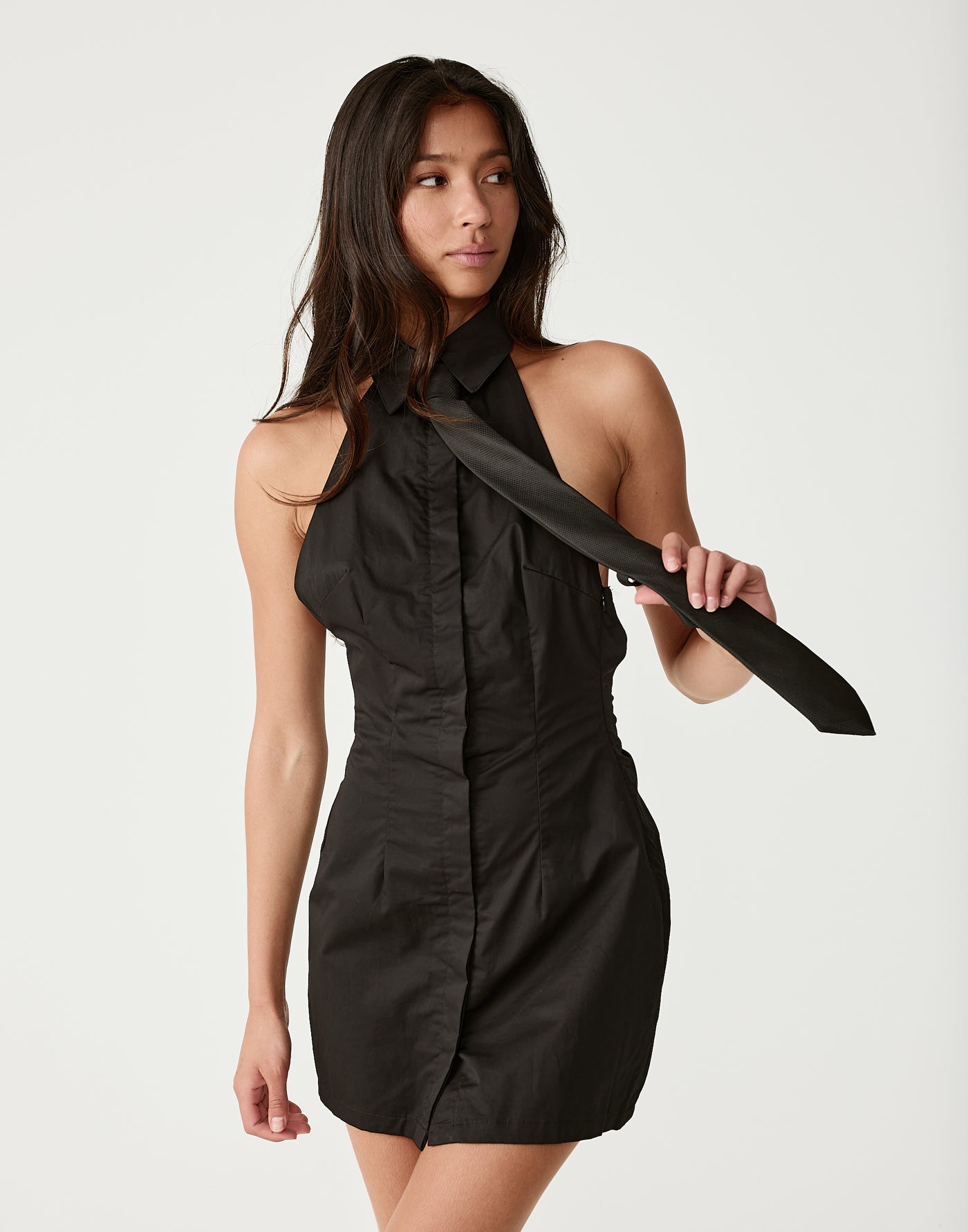  - Women's Dress - Charcoal Clothing