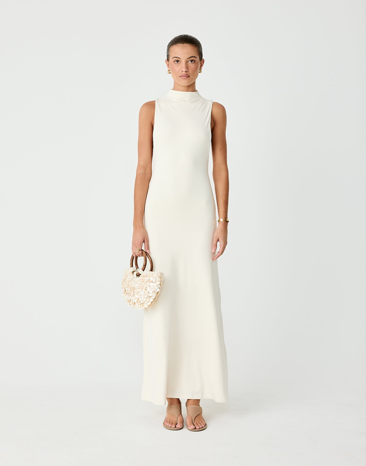 Oren Maxi Dress (Oat)