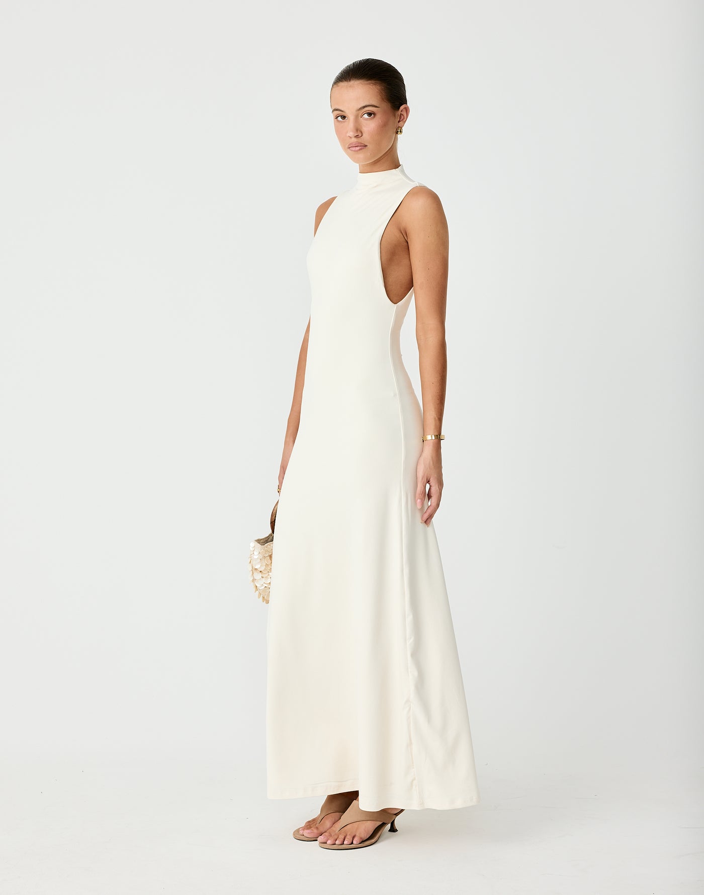 Oren Maxi Dress (Oat)