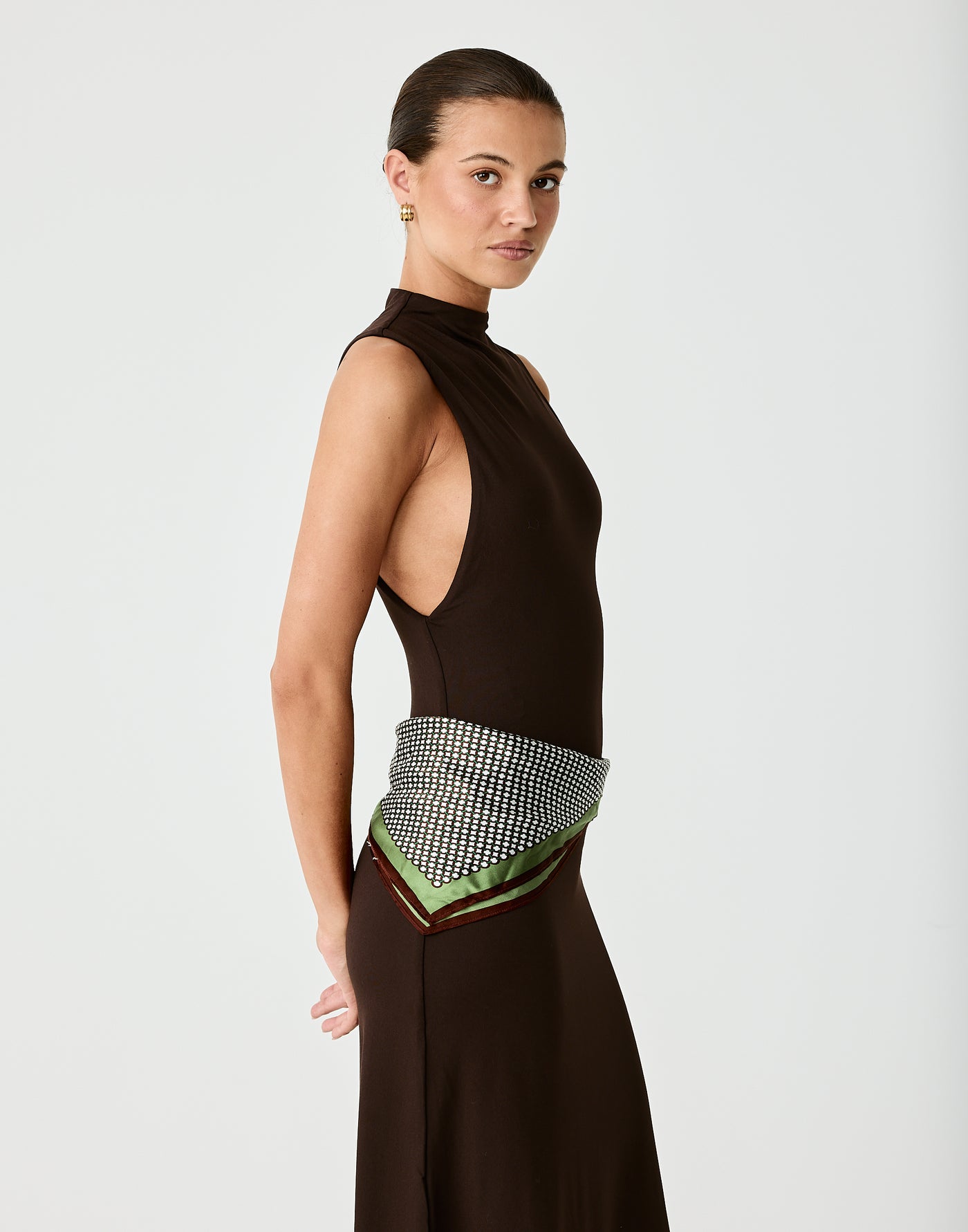 Oren Maxi Dress (Chocolate)