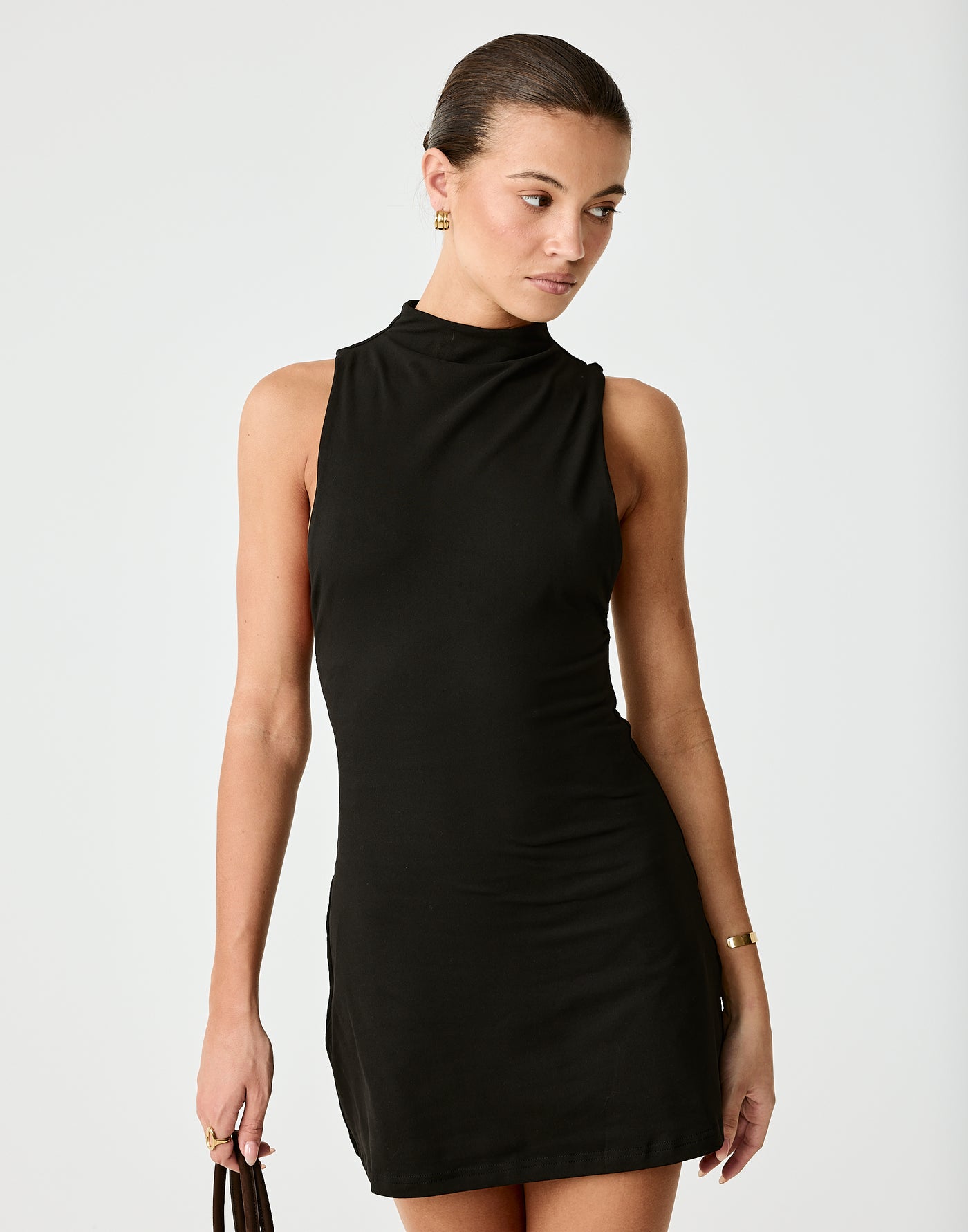 Oren Mini Dress (Black)