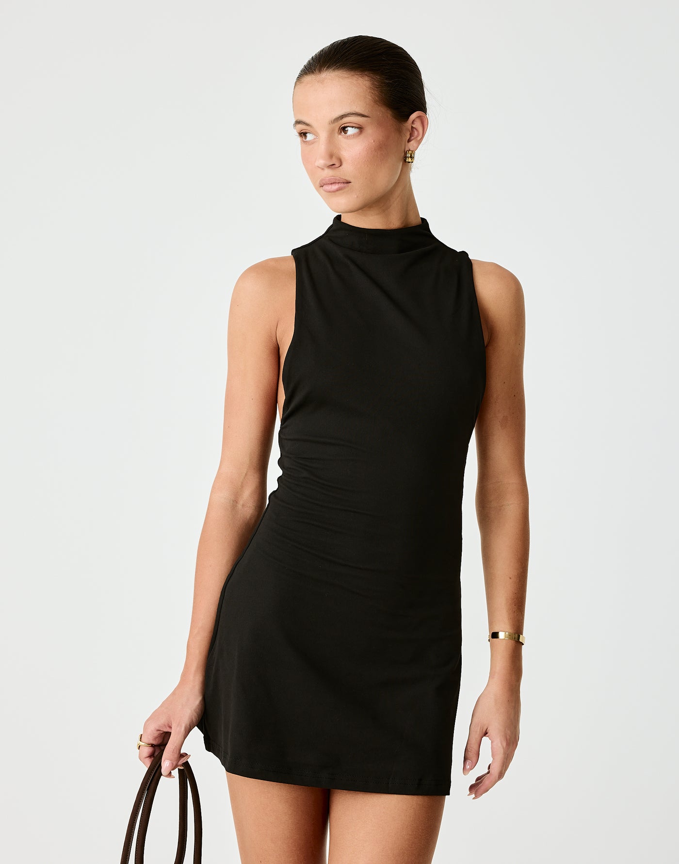 Oren Mini Dress (Black)