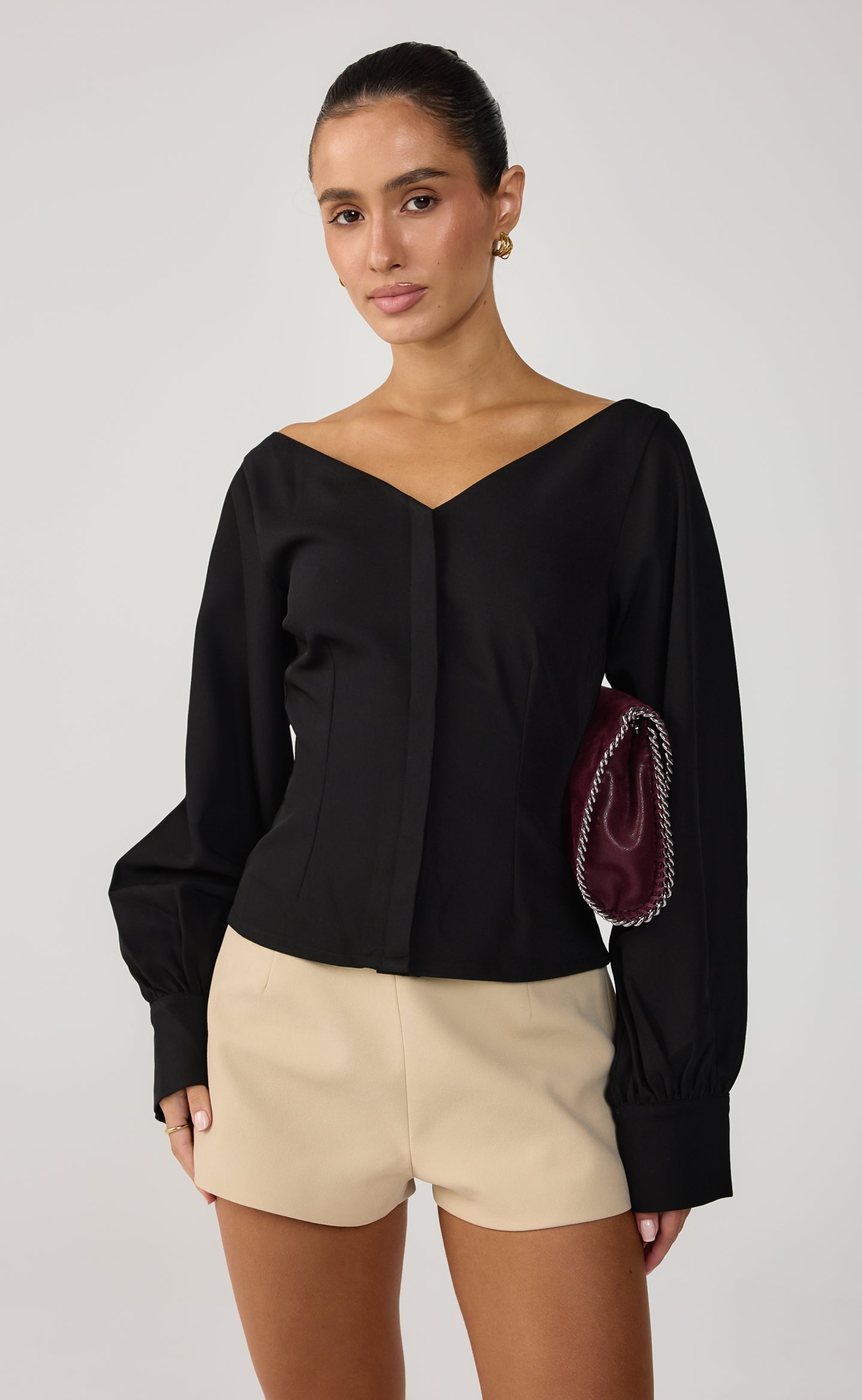 Delaney Shirt Black - Charcoal Clothing