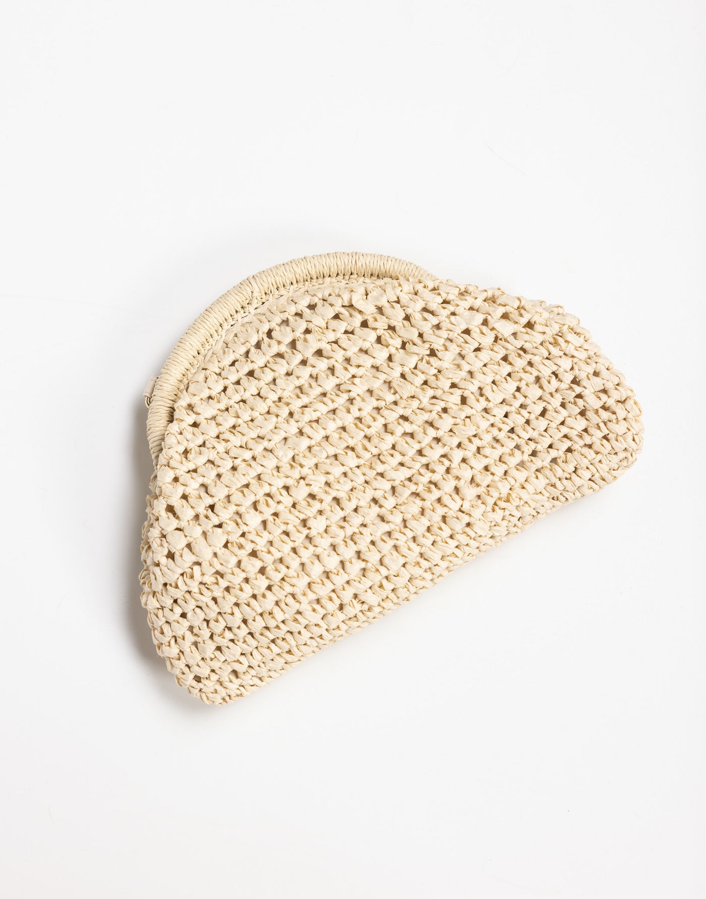 Bette Clutch (Natural Raffia) - By Billini - Raffia Clutch or Crossbody Bag - Women's Accessories - Charcoal Clothing