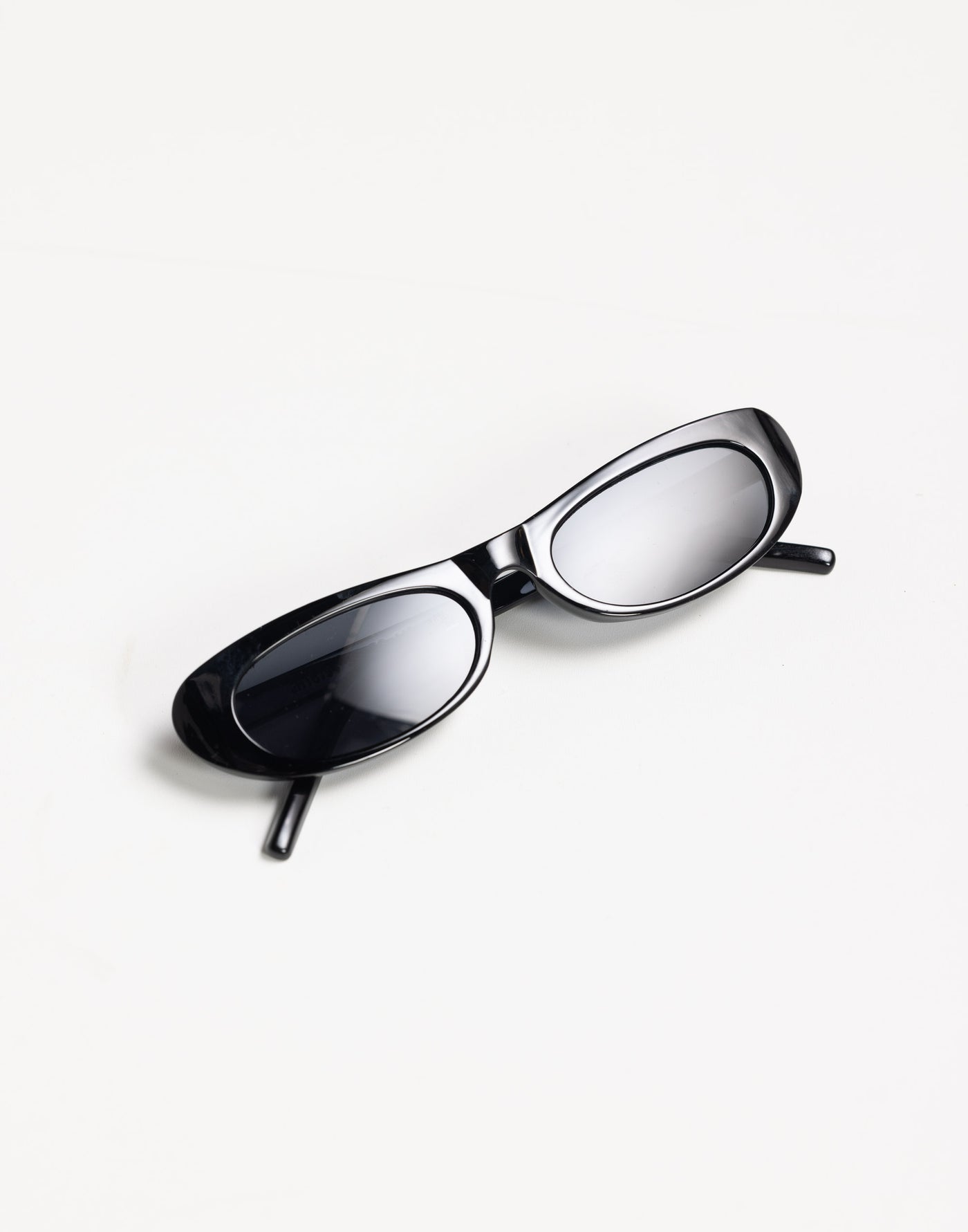 Jamina Sunglasses (Black) - Oval Shaped Sunglasses - Women's Accessories - Charcoal Clothing
