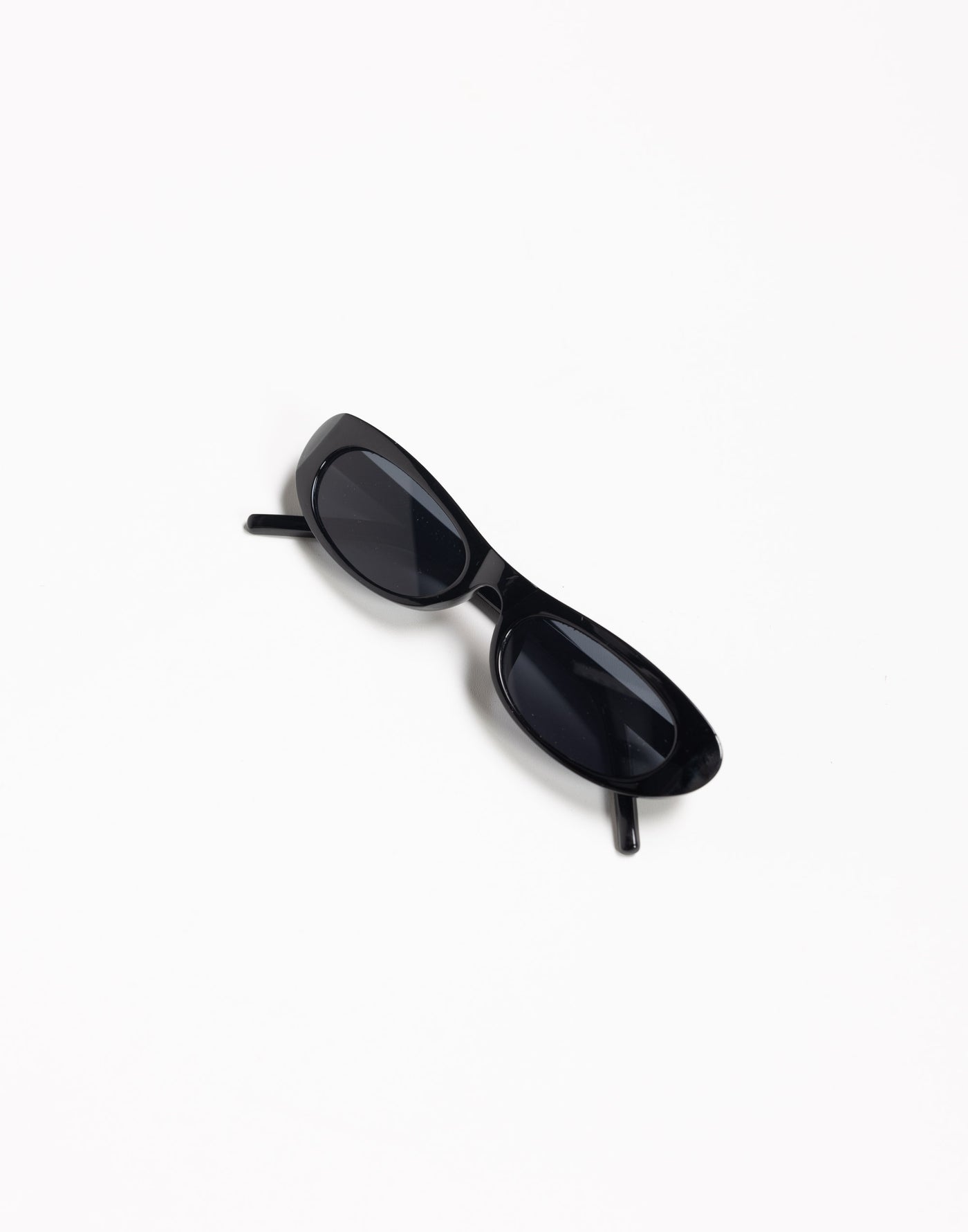 Jamina Sunglasses (Black) - Oval Shaped Sunglasses - Women's Accessories - Charcoal Clothing