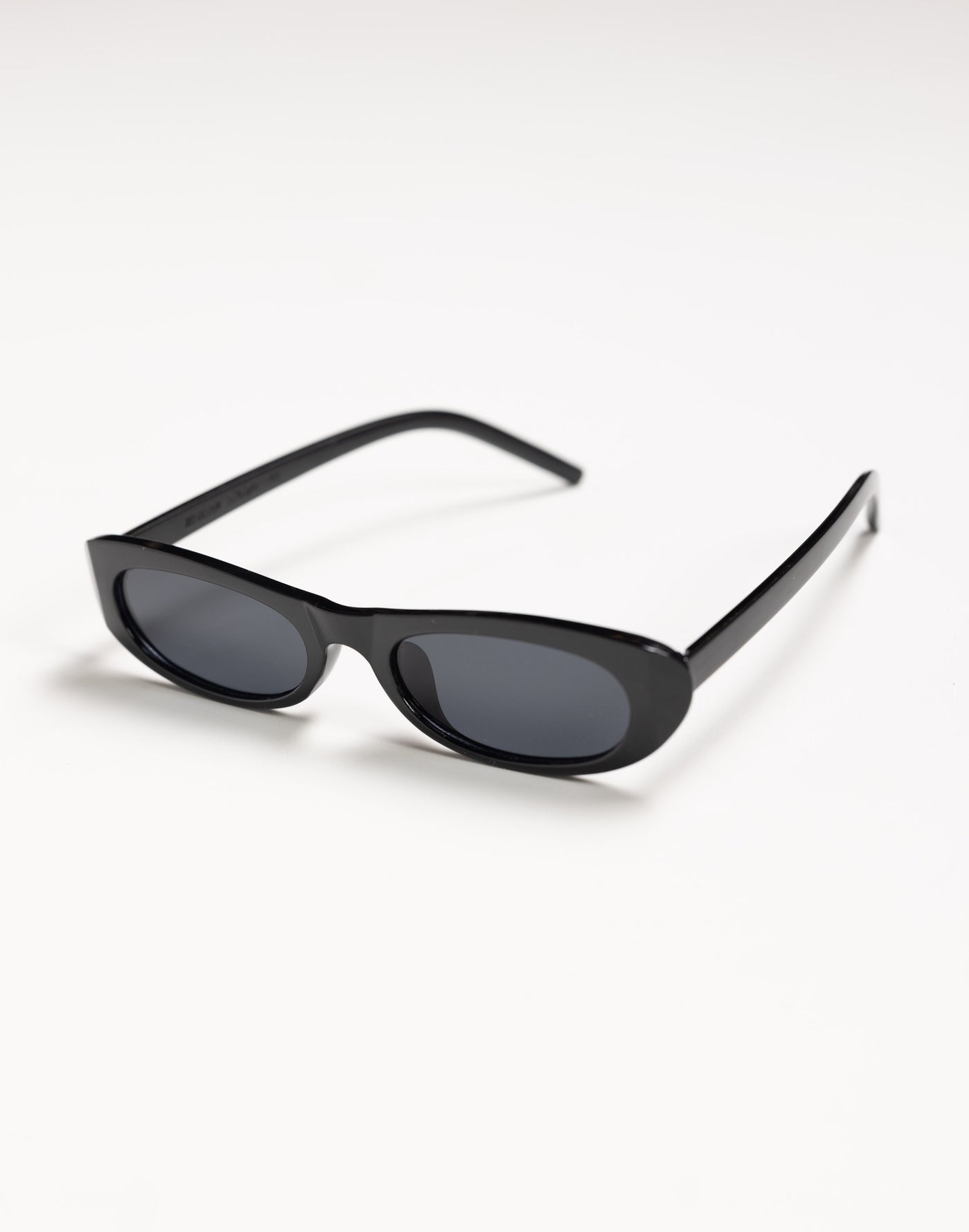 Jamina Sunglasses (Black) - Oval Shaped Sunglasses - Women's Accessories - Charcoal Clothing