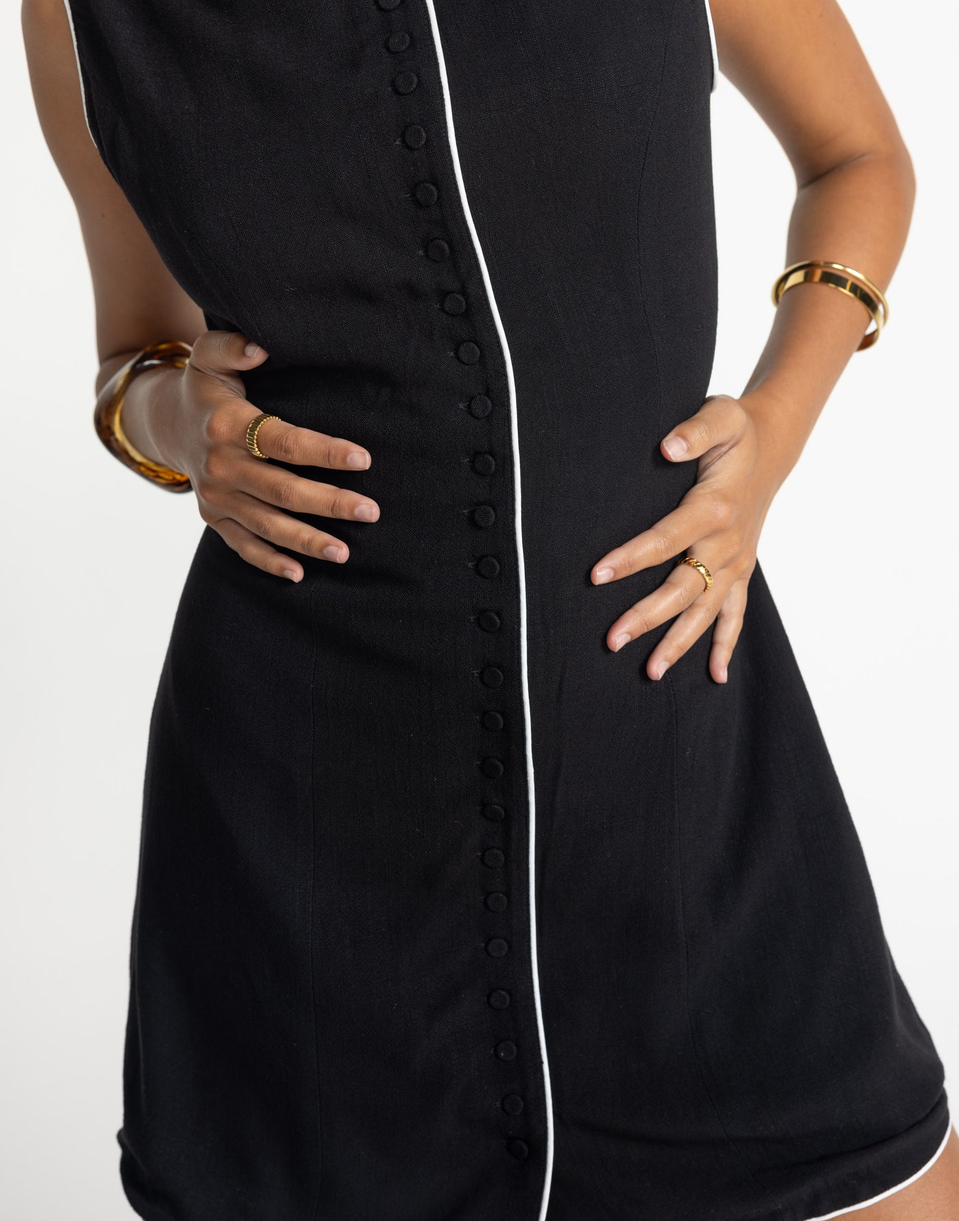 Asta Mini Dress (Black/ White) | Charcoal Clothing Exclusive - - Women's Dress - Charcoal Clothing