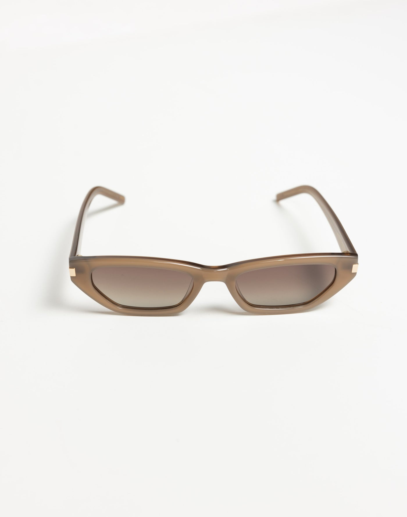 The Watson (Taupe-Brown) - By Banbé - Brown Cat Eye Sunglasses - Women's Accessories - Charcoal Clothing