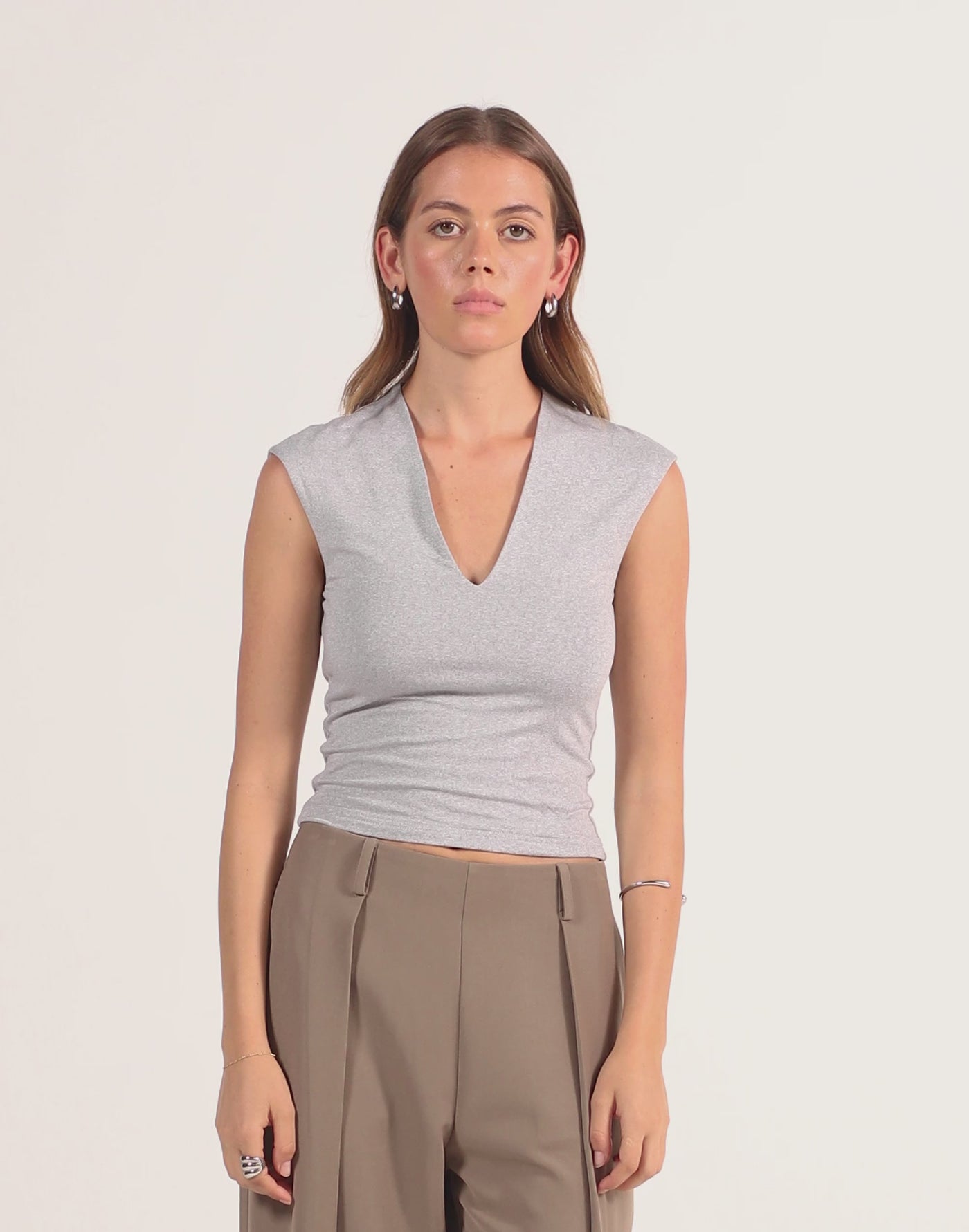 Deka Top (Grey Marle)