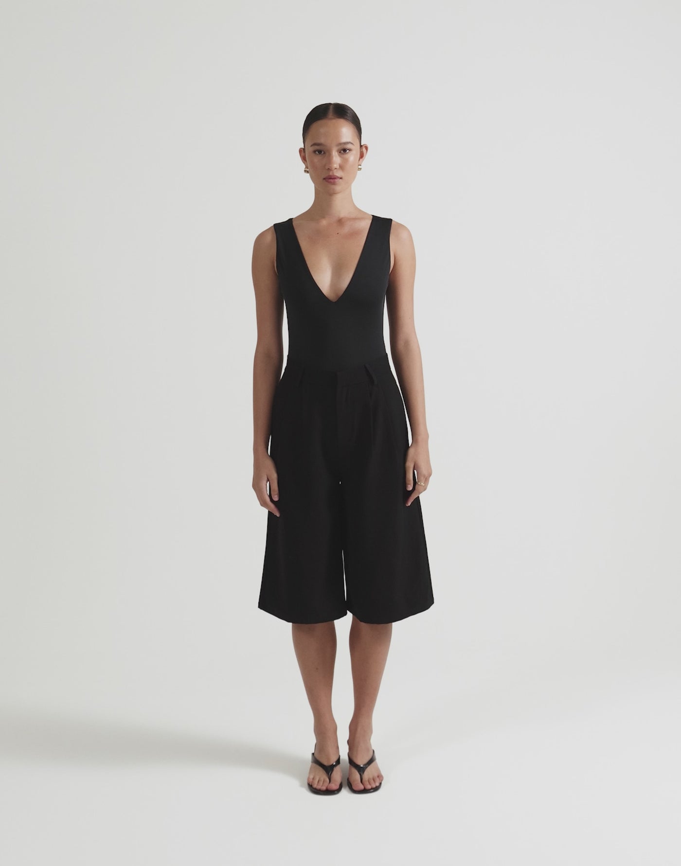 Emmett Midi Pants (Black)