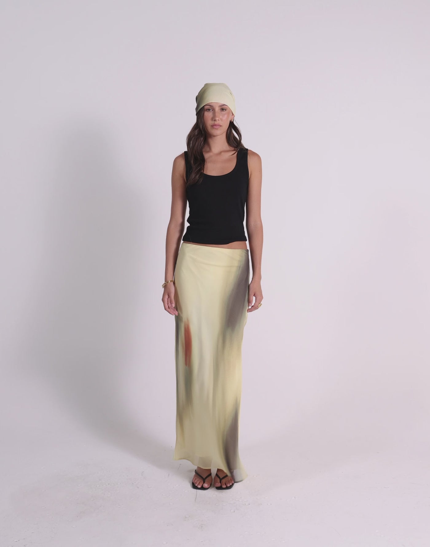 Adrina Maxi Skirt (Magnolia)