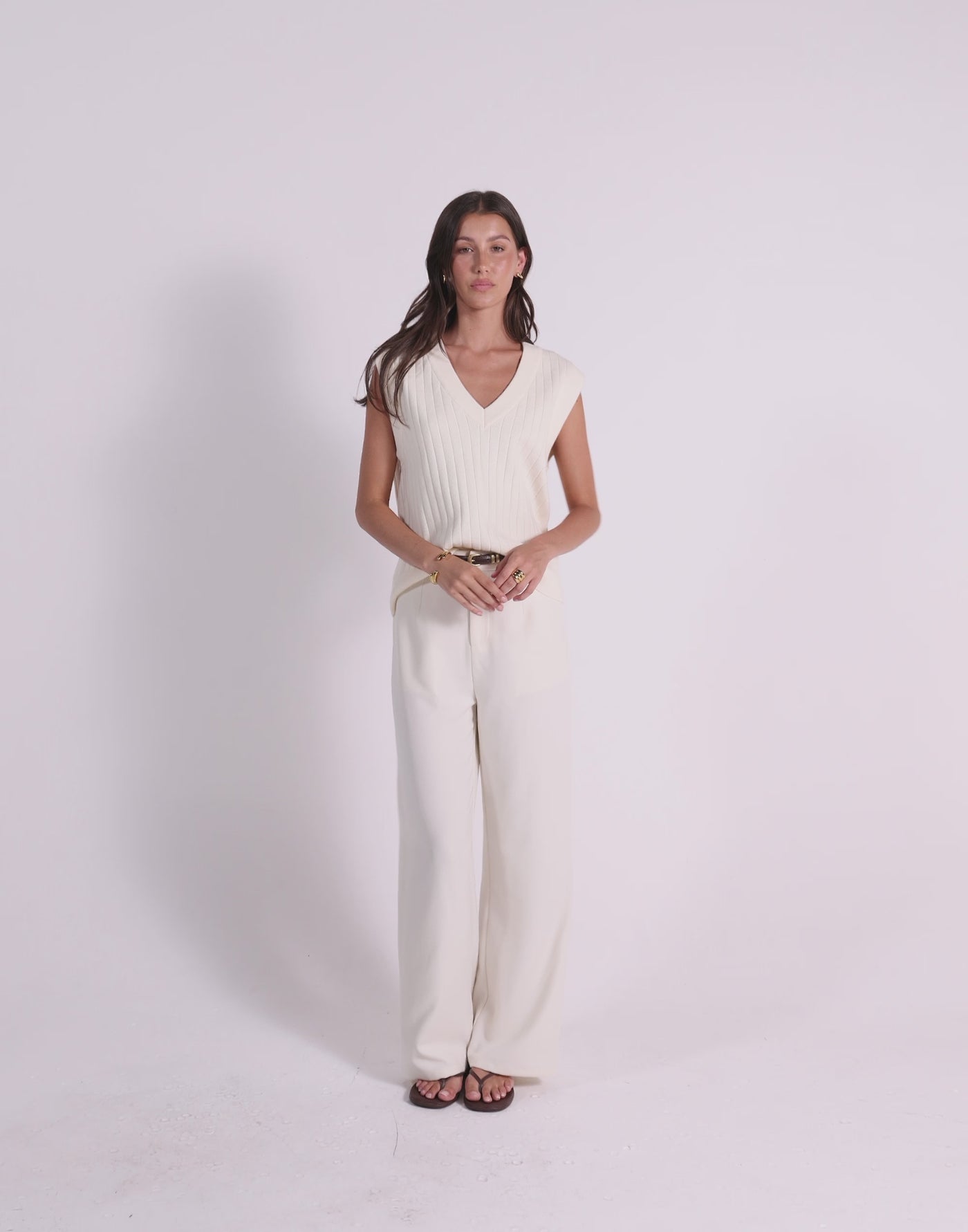 Silvana Vest (Off White)