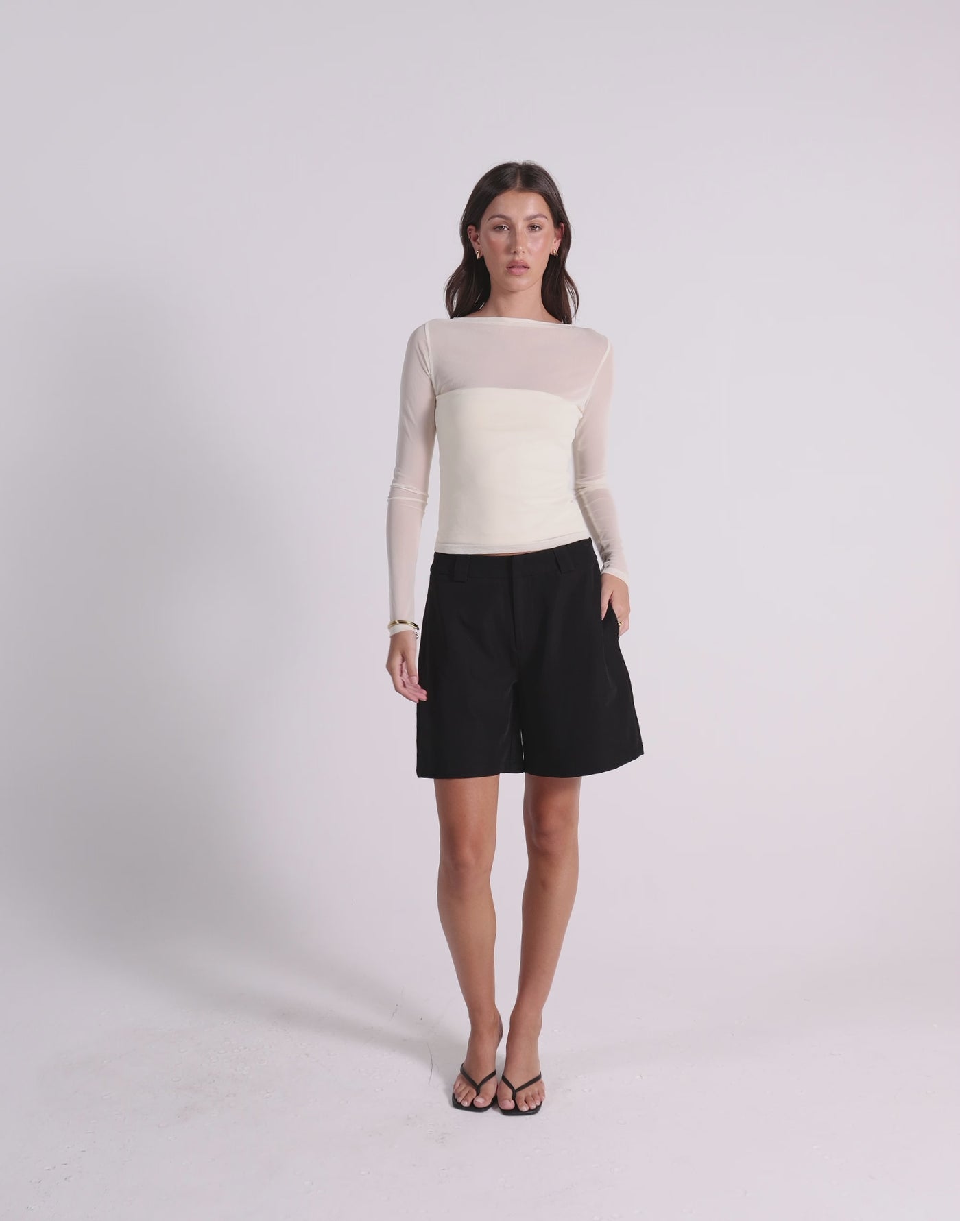 Keating Long Sleeve Top (Oat)