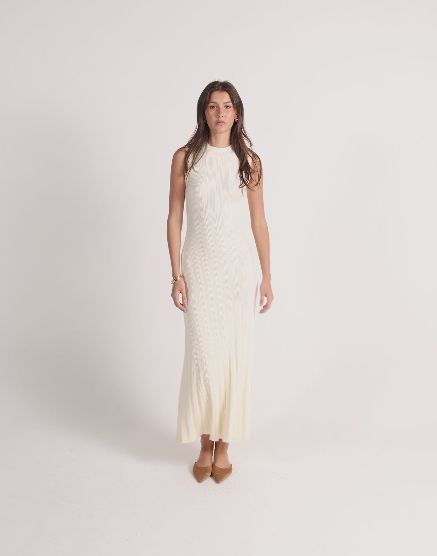 Robin Maxi Dress (Oat)
