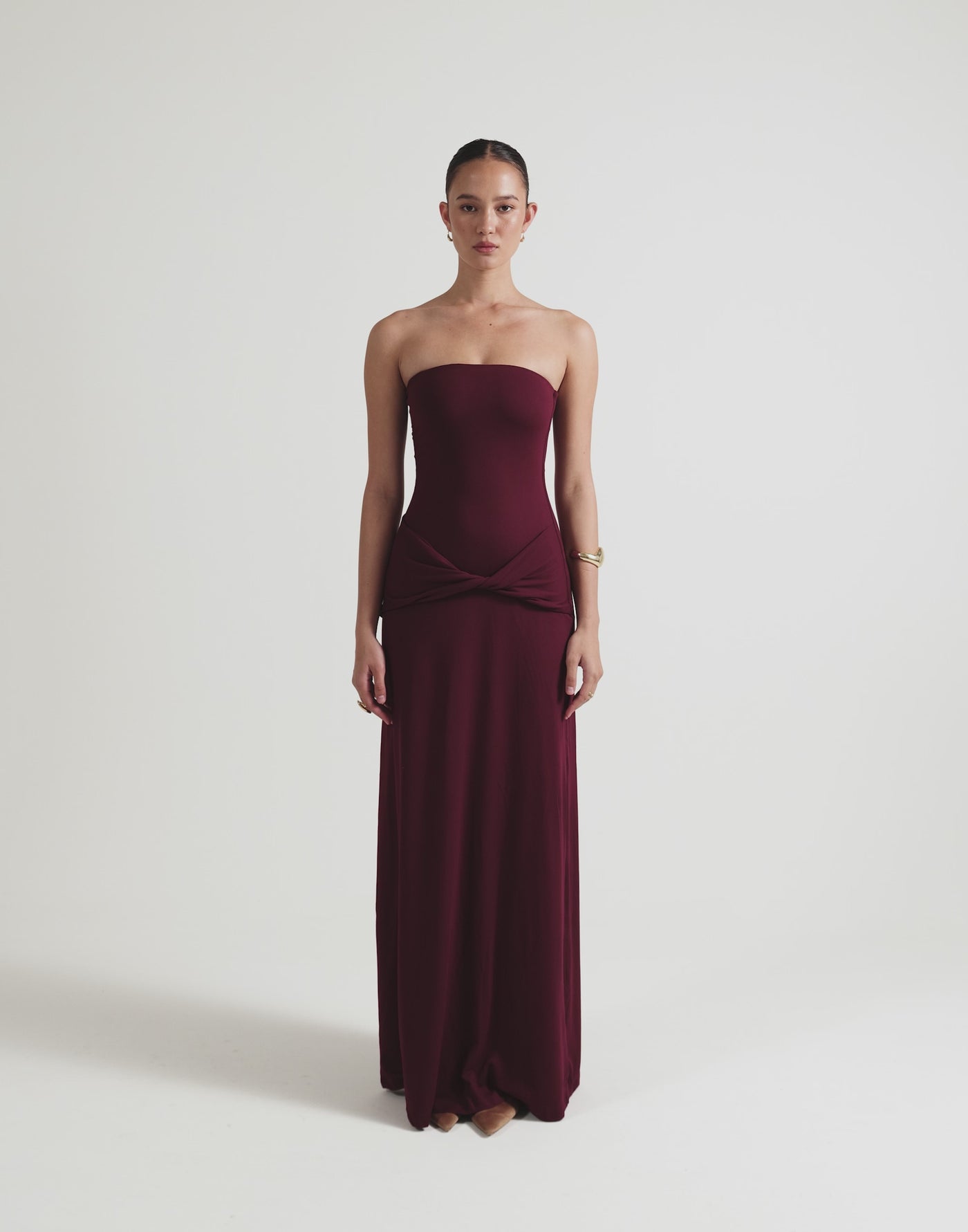 Edela Maxi Dress (Plum)