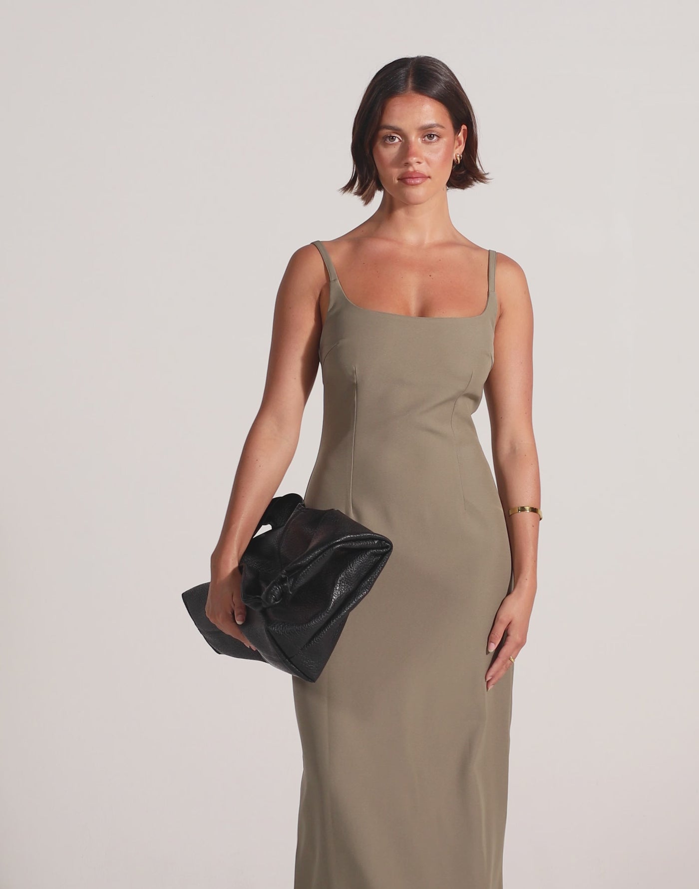 Alistair Maxi Dress (Stone)
