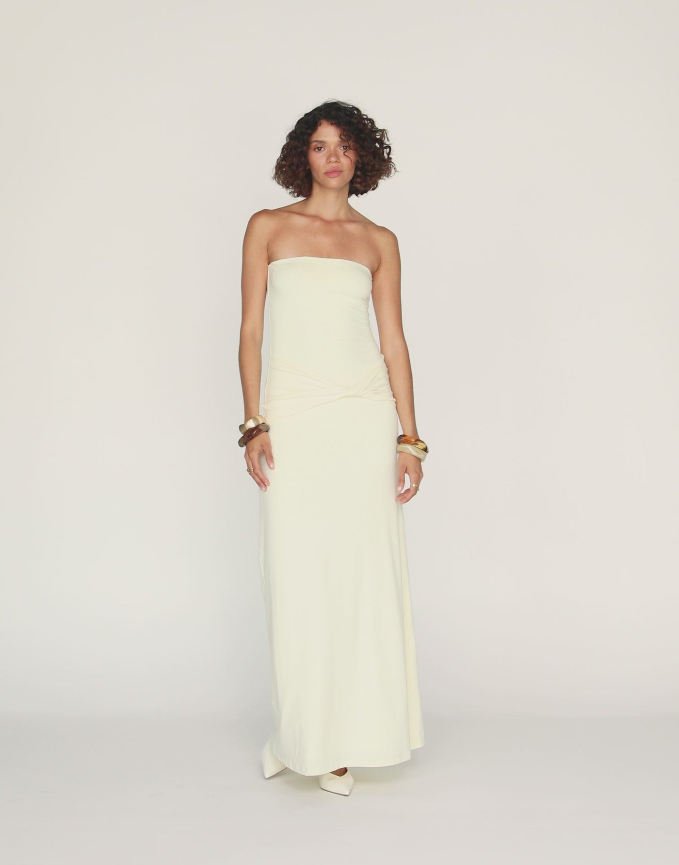 Edela Maxi Dress (Butter)