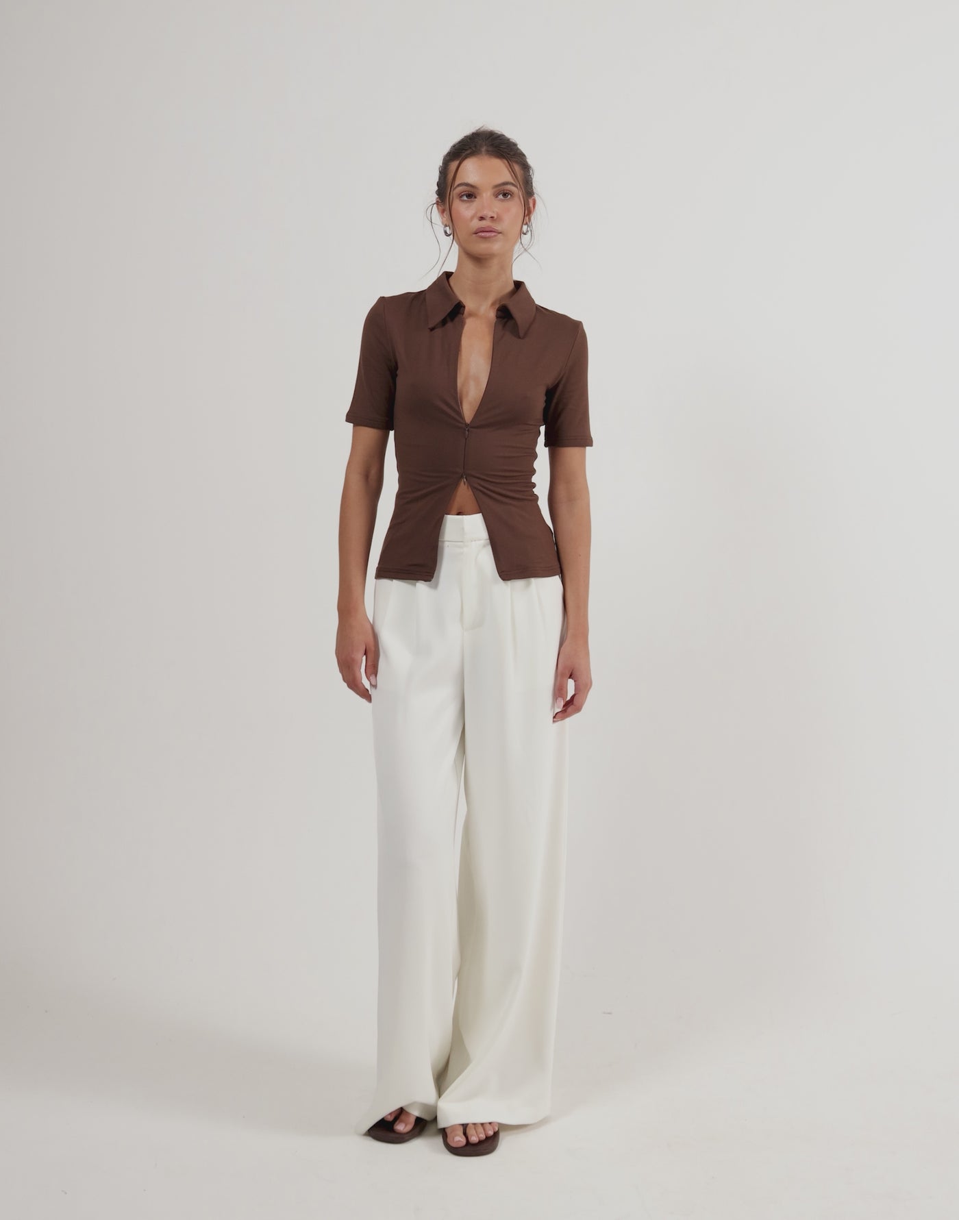 Priscilla Top (Chocolate)