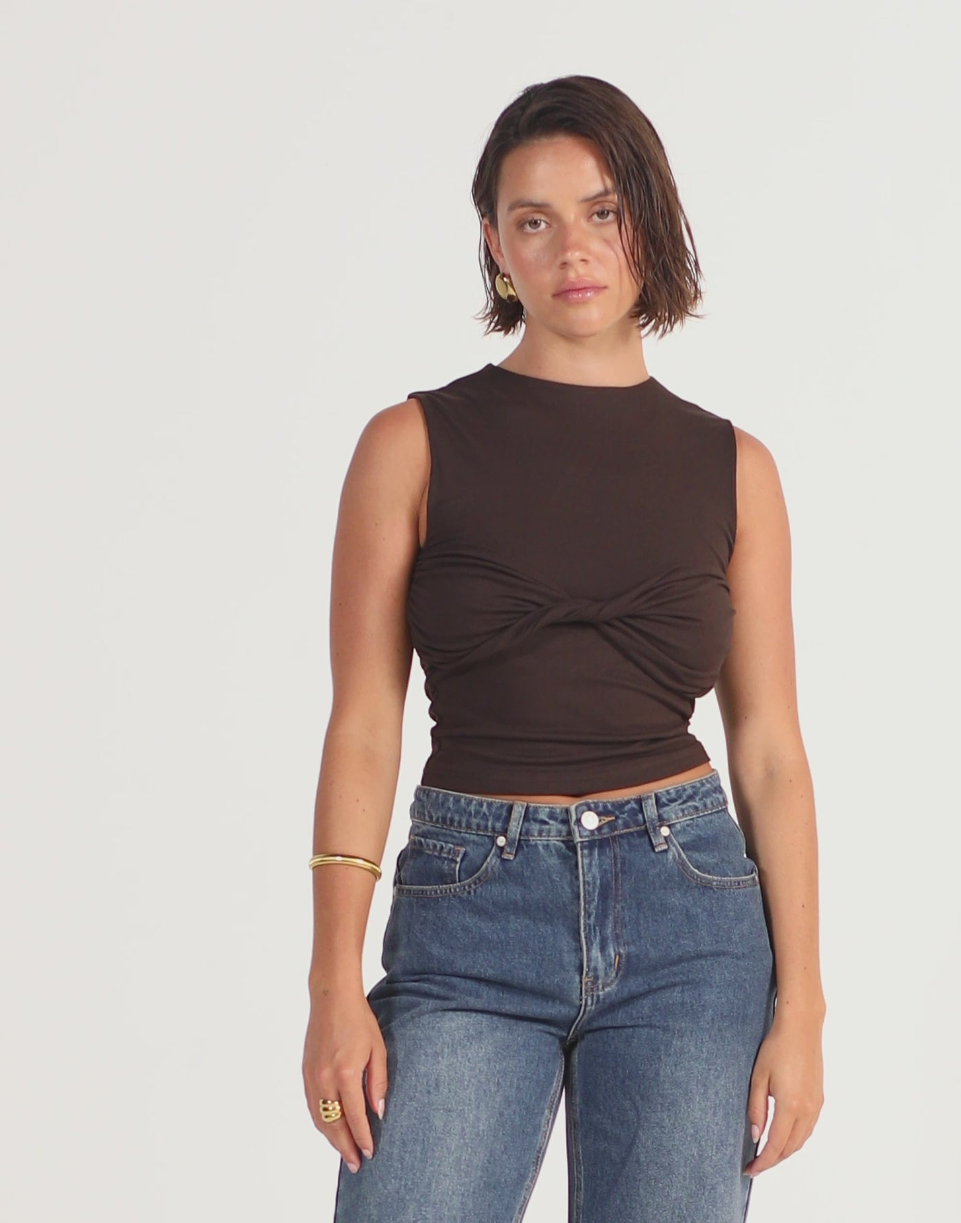 Seaside Top (Chocolate)