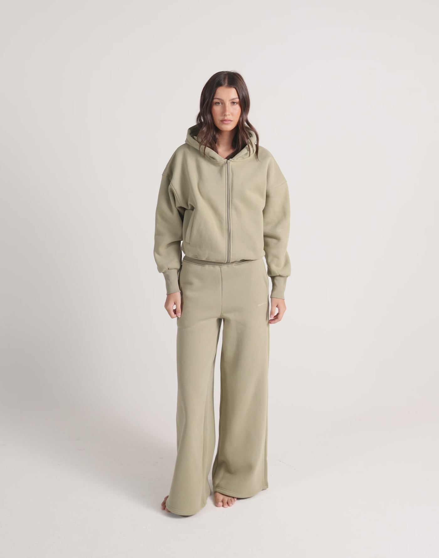 Elija Zip Hoodie (Matcha)