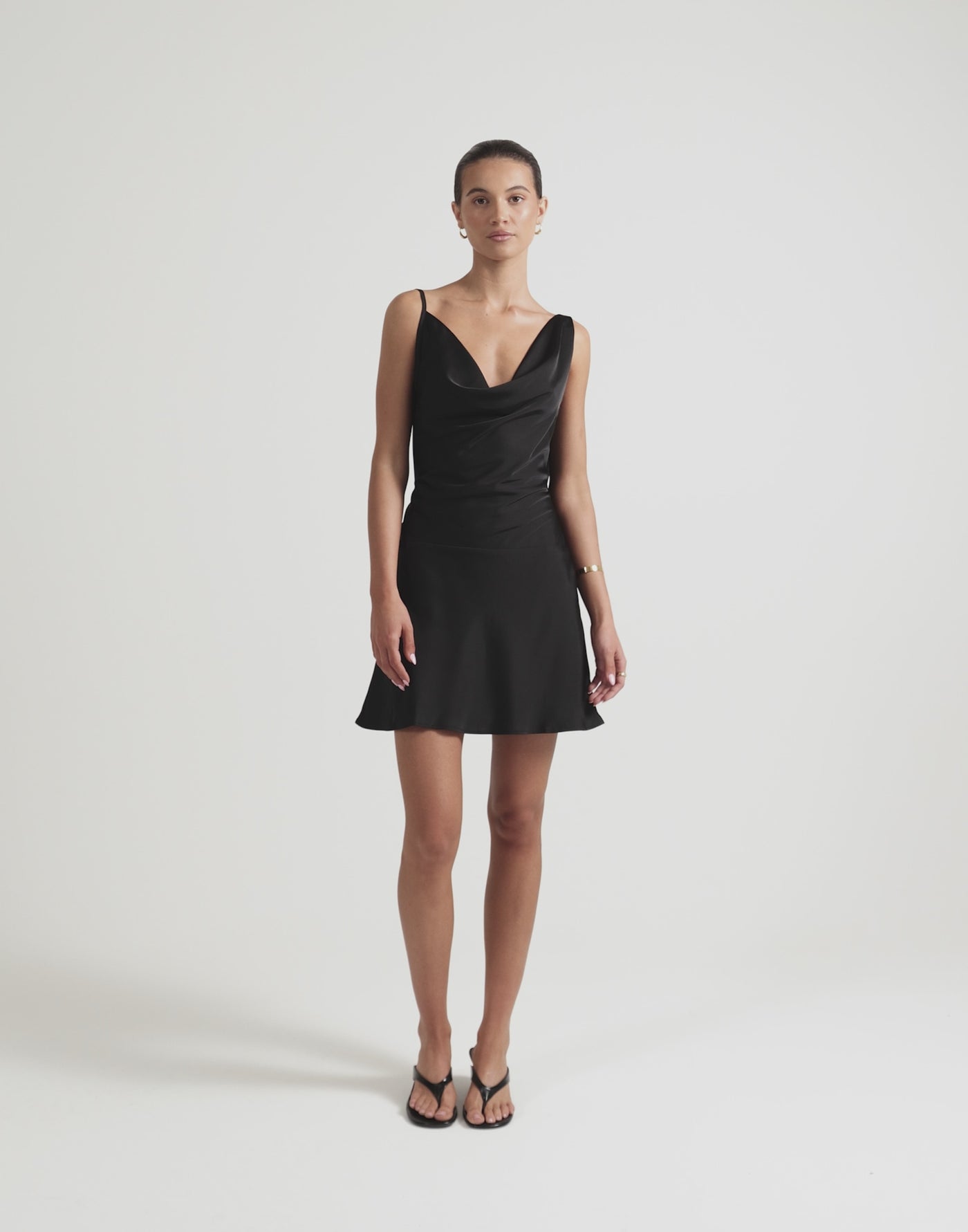 Adley Mini Dress (Black)