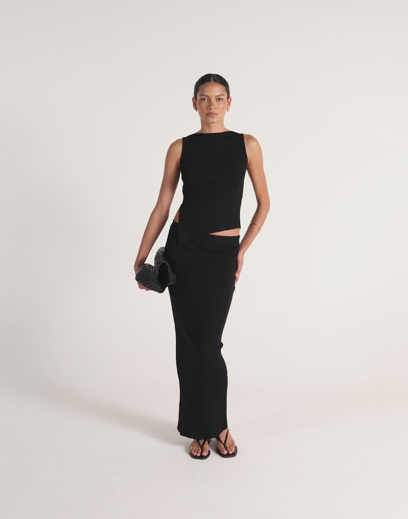 Kienna Maxi Skirt (Black)