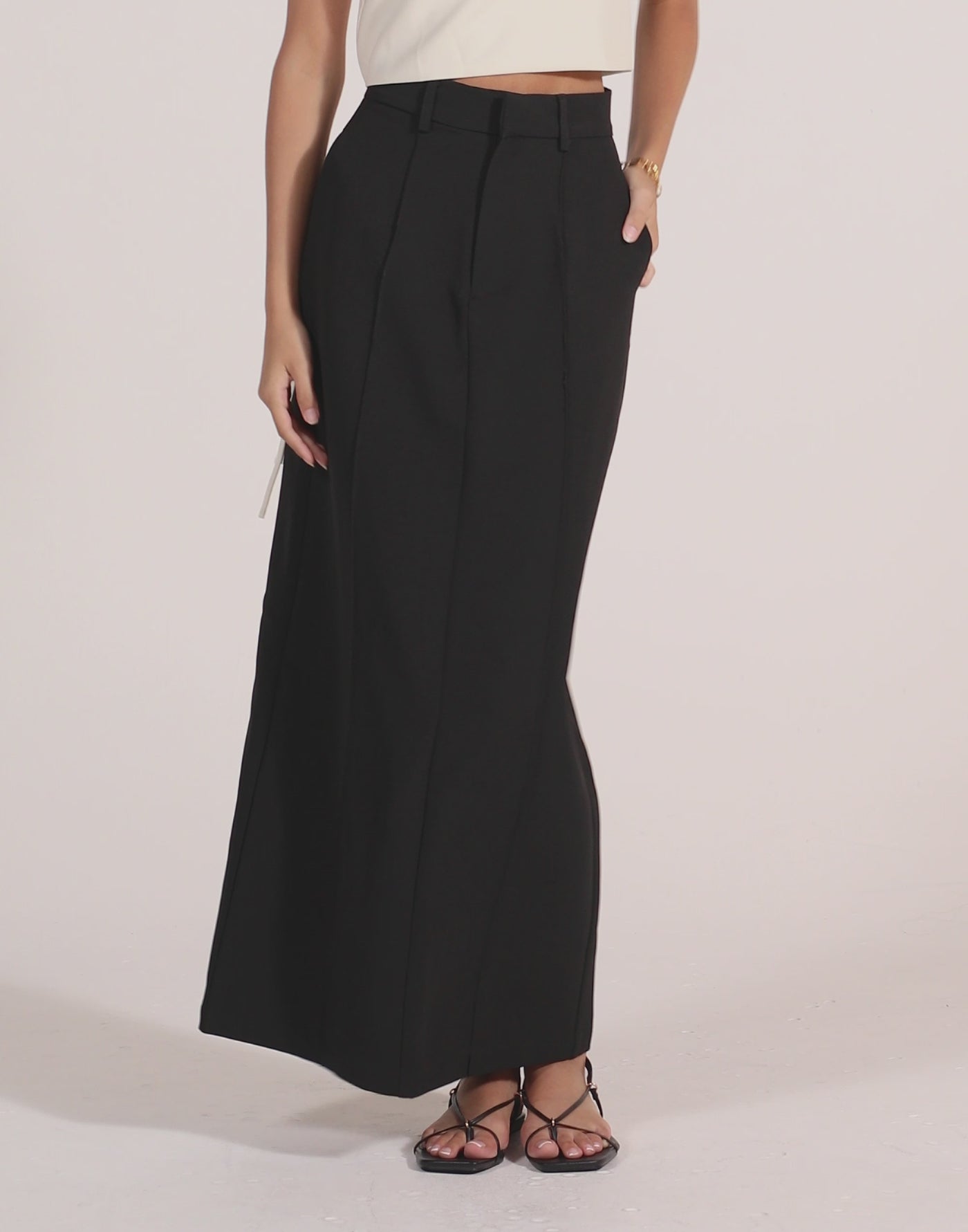 Colden Maxi Skirt (Black)