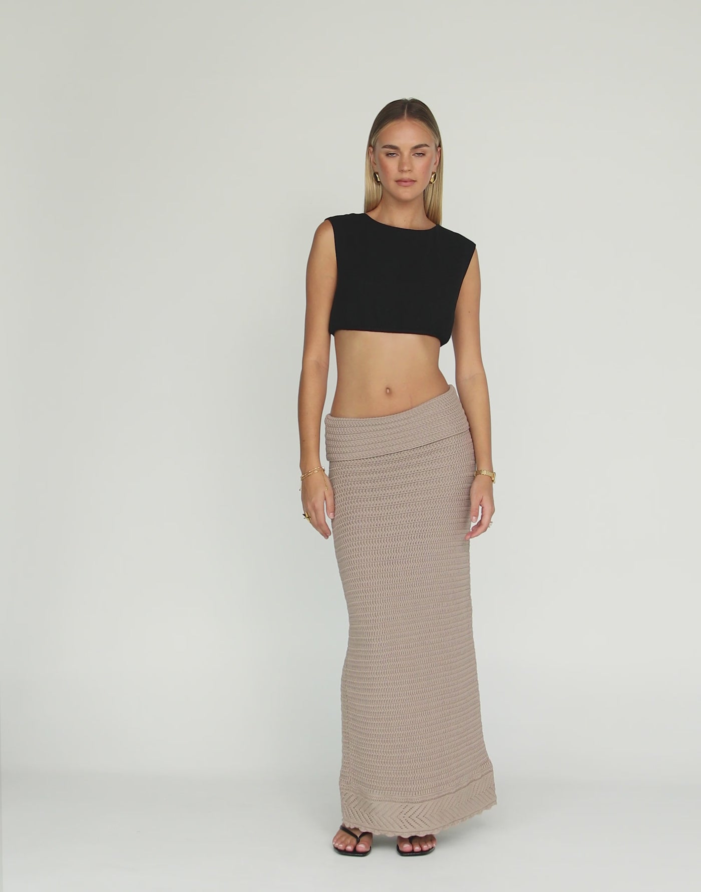 Amani Maxi Skirt (Macchiato)