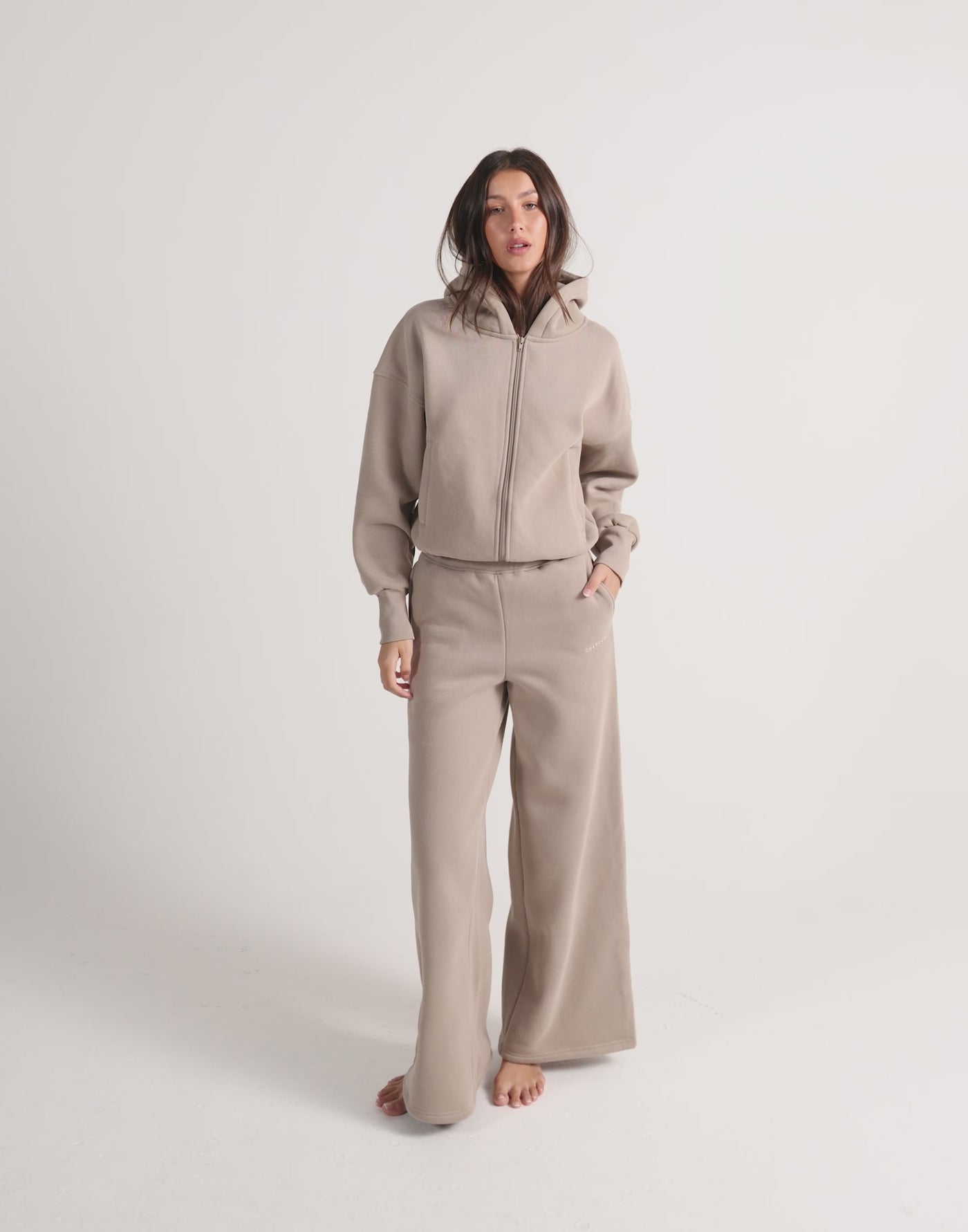 Elija Zip Hoodie (Stone)