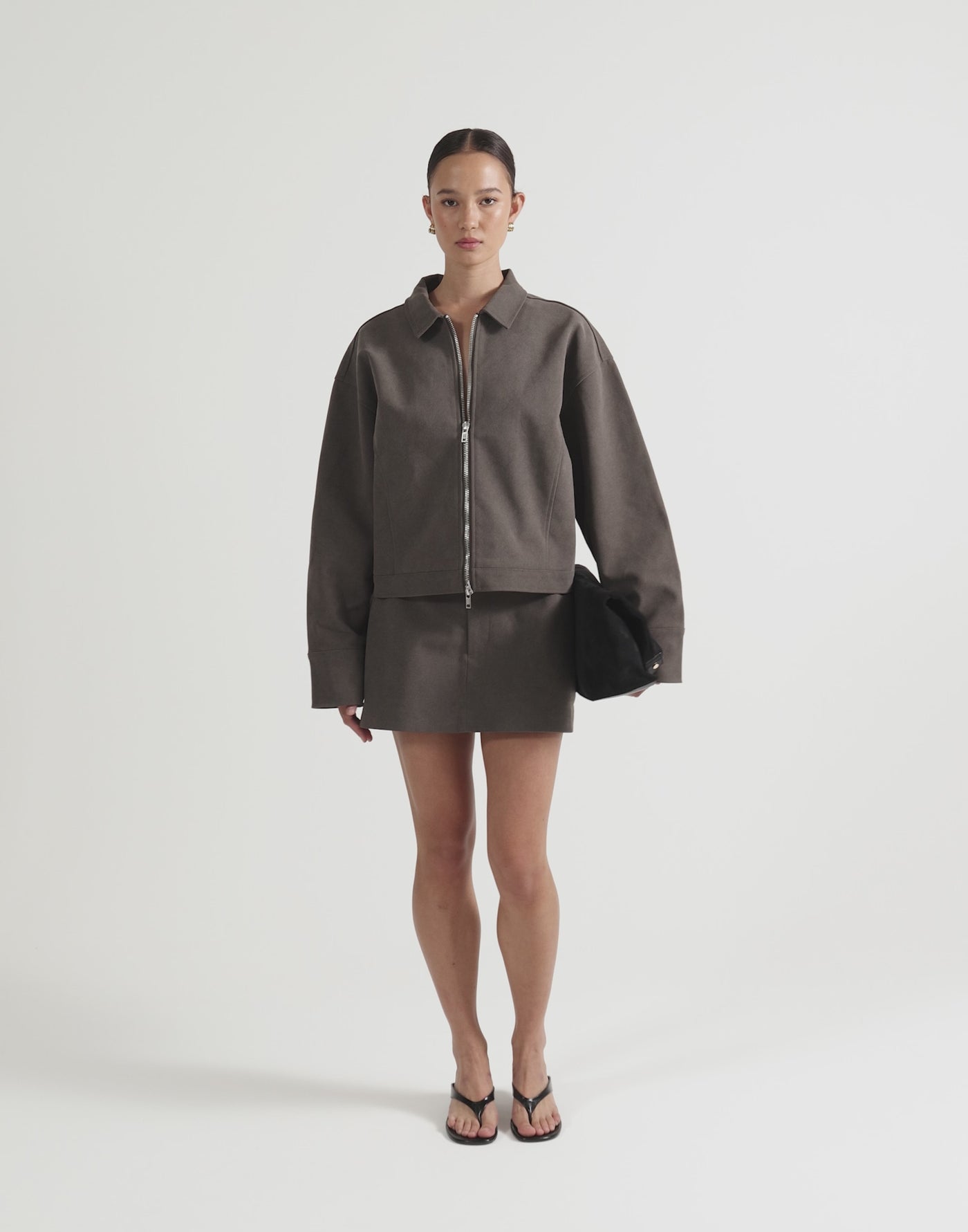 Houston Skort (Warm Grey)
