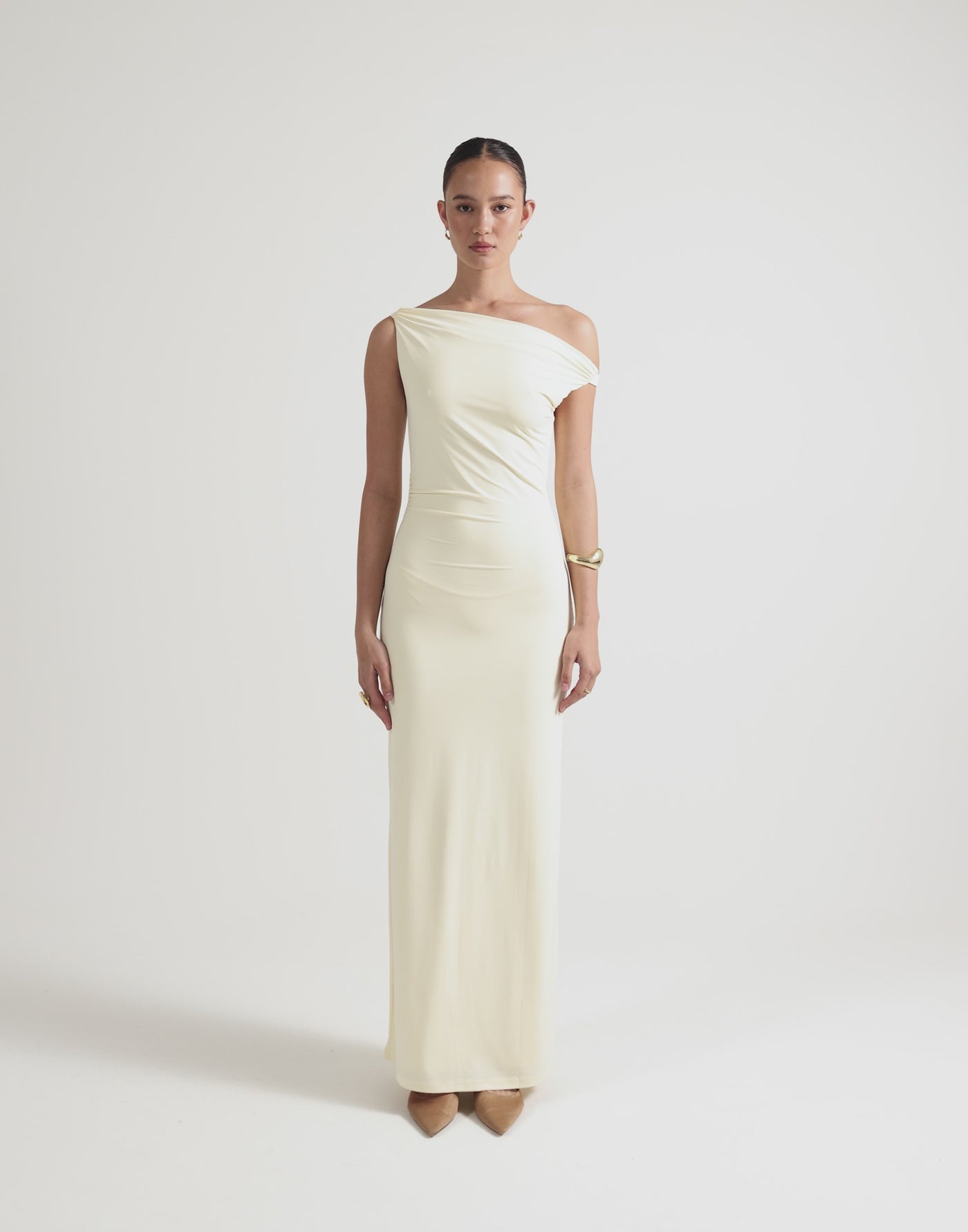 Keegan Maxi Dress (Cream)