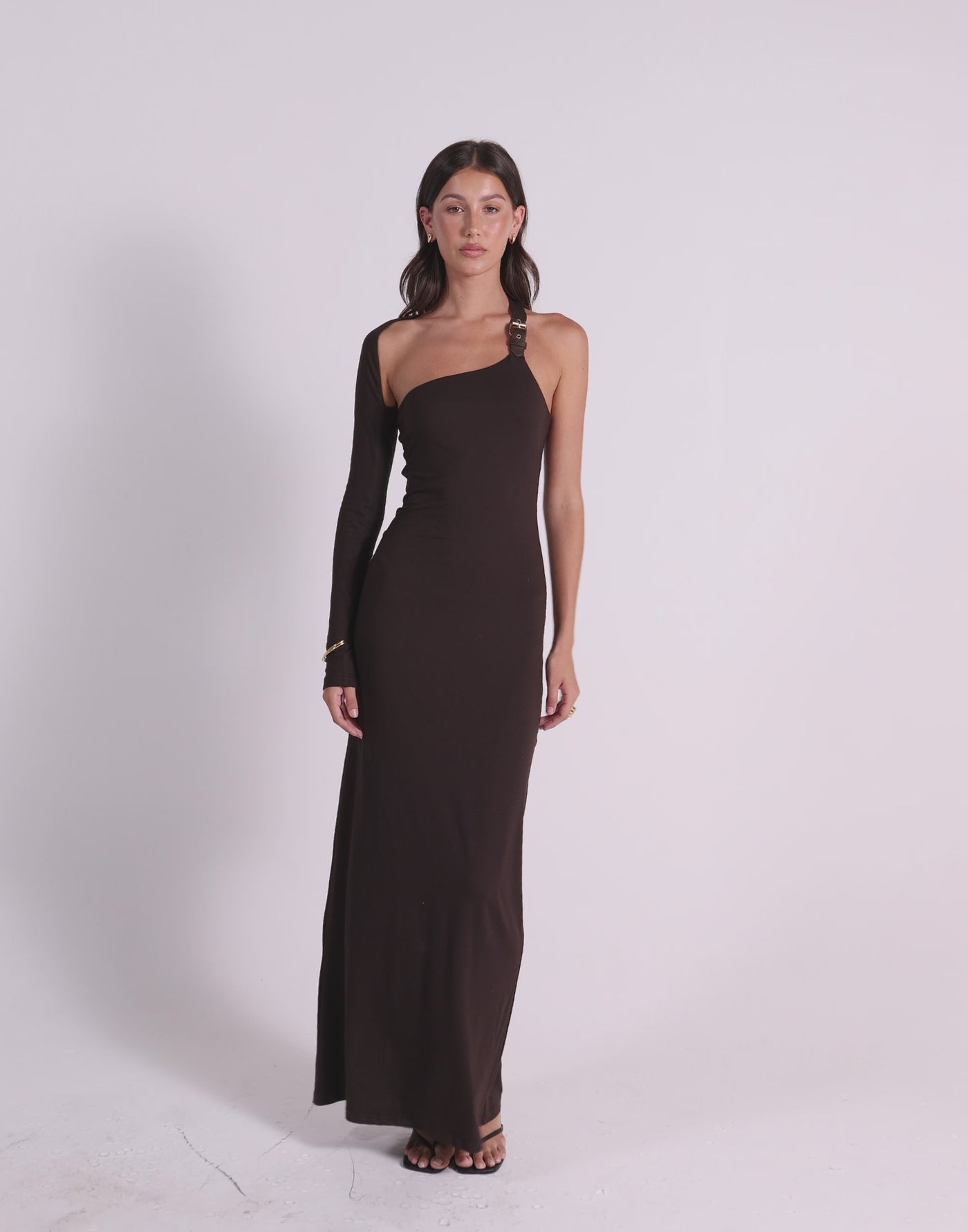 Nelson Maxi Dress (Chocolate)