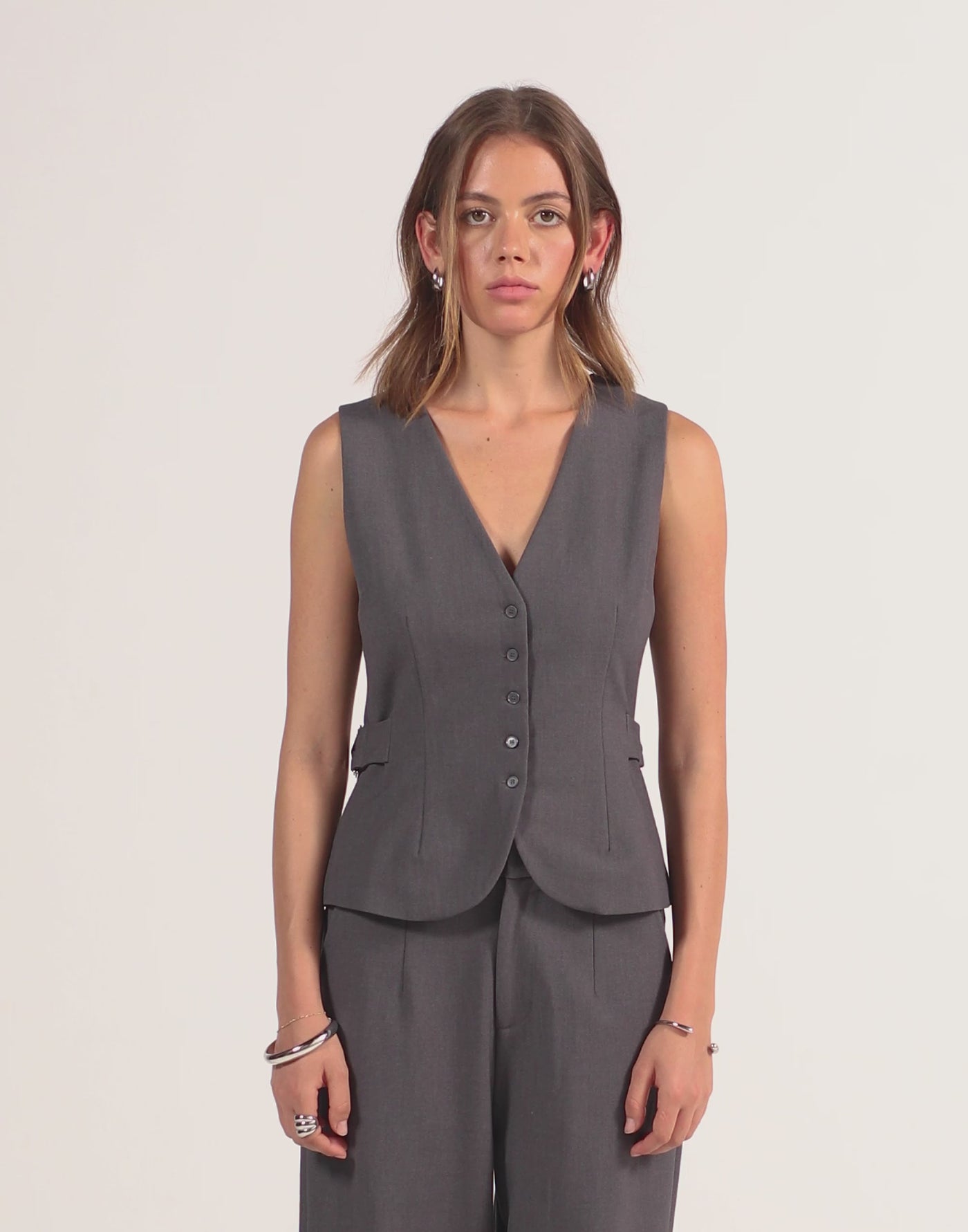 Yori Top (Textured Slate)