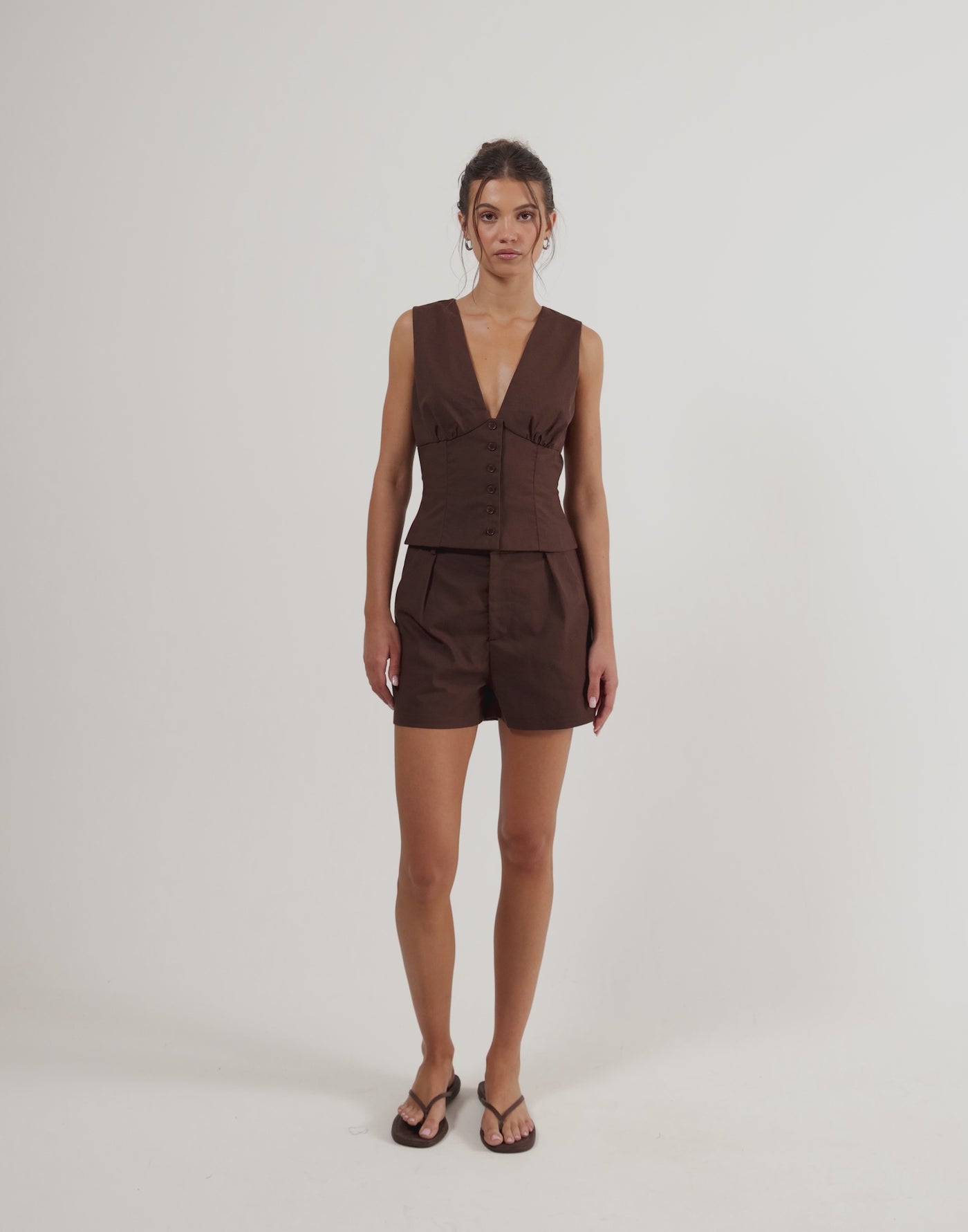 Nautical Top (Chocolate)