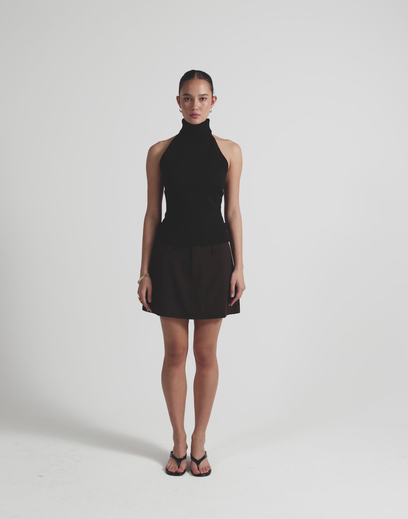 Lupe Skort (Chocolate)