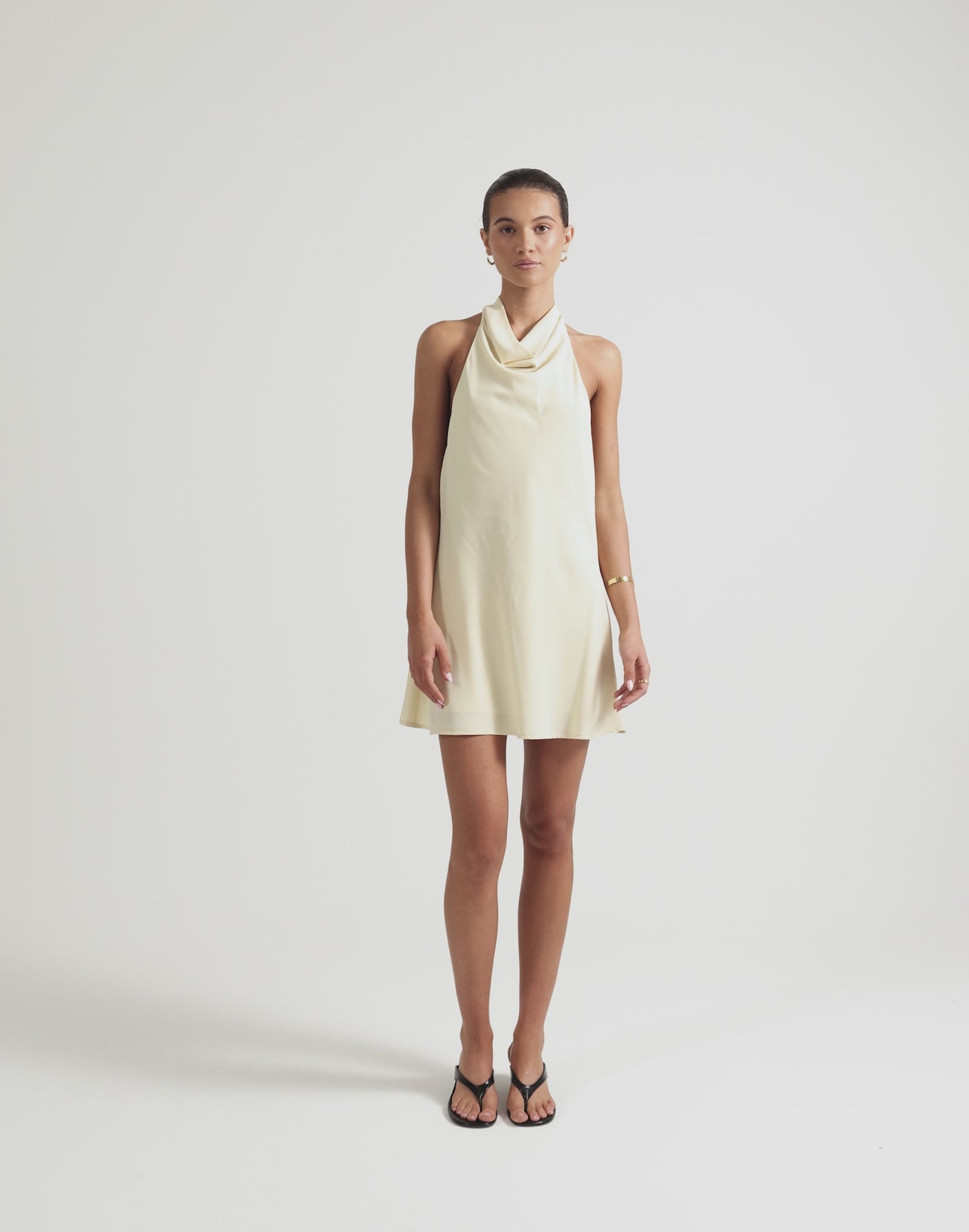 Flynn Mini Dress (Butter)