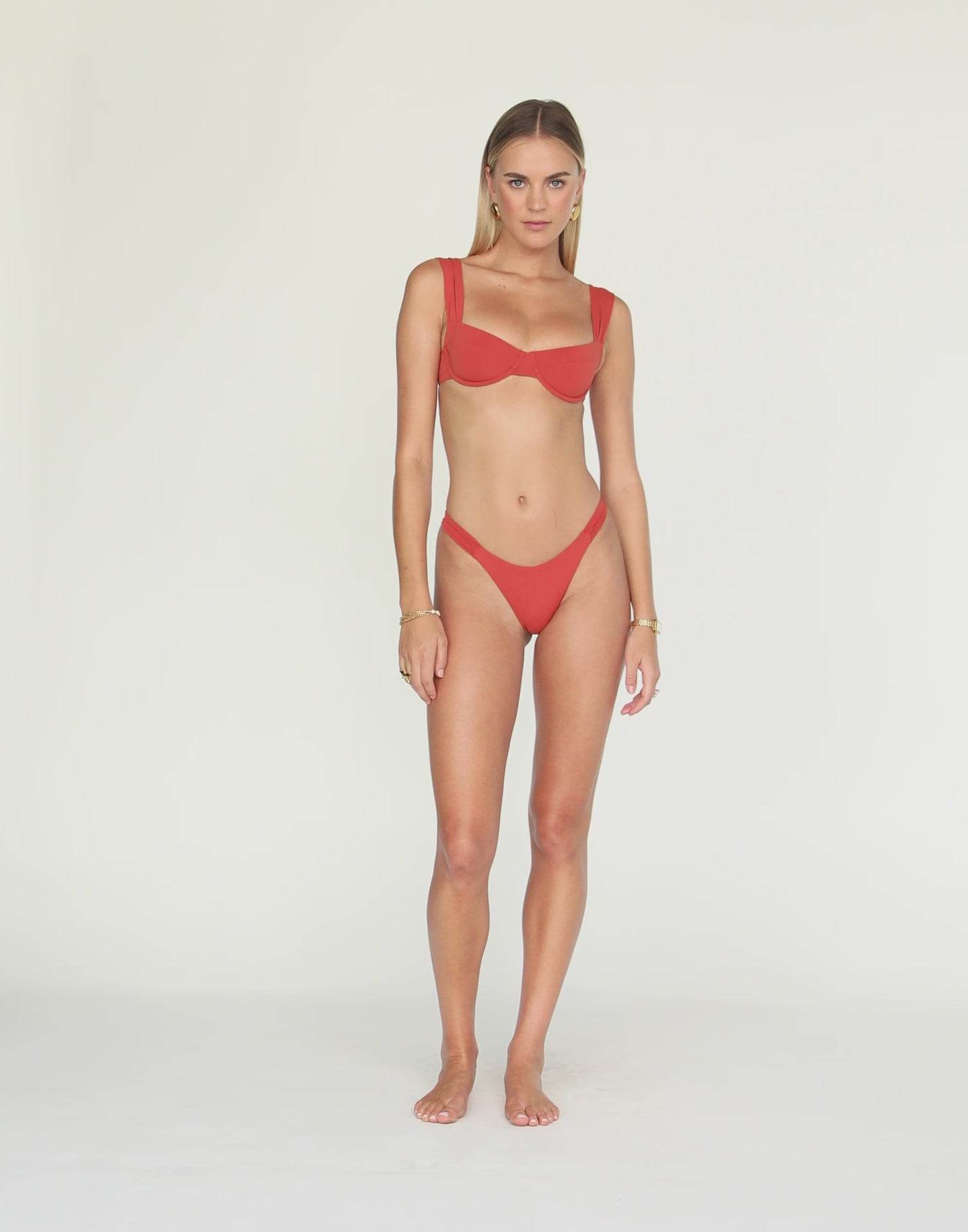 Layla Bikini Bottoms (Paprika)