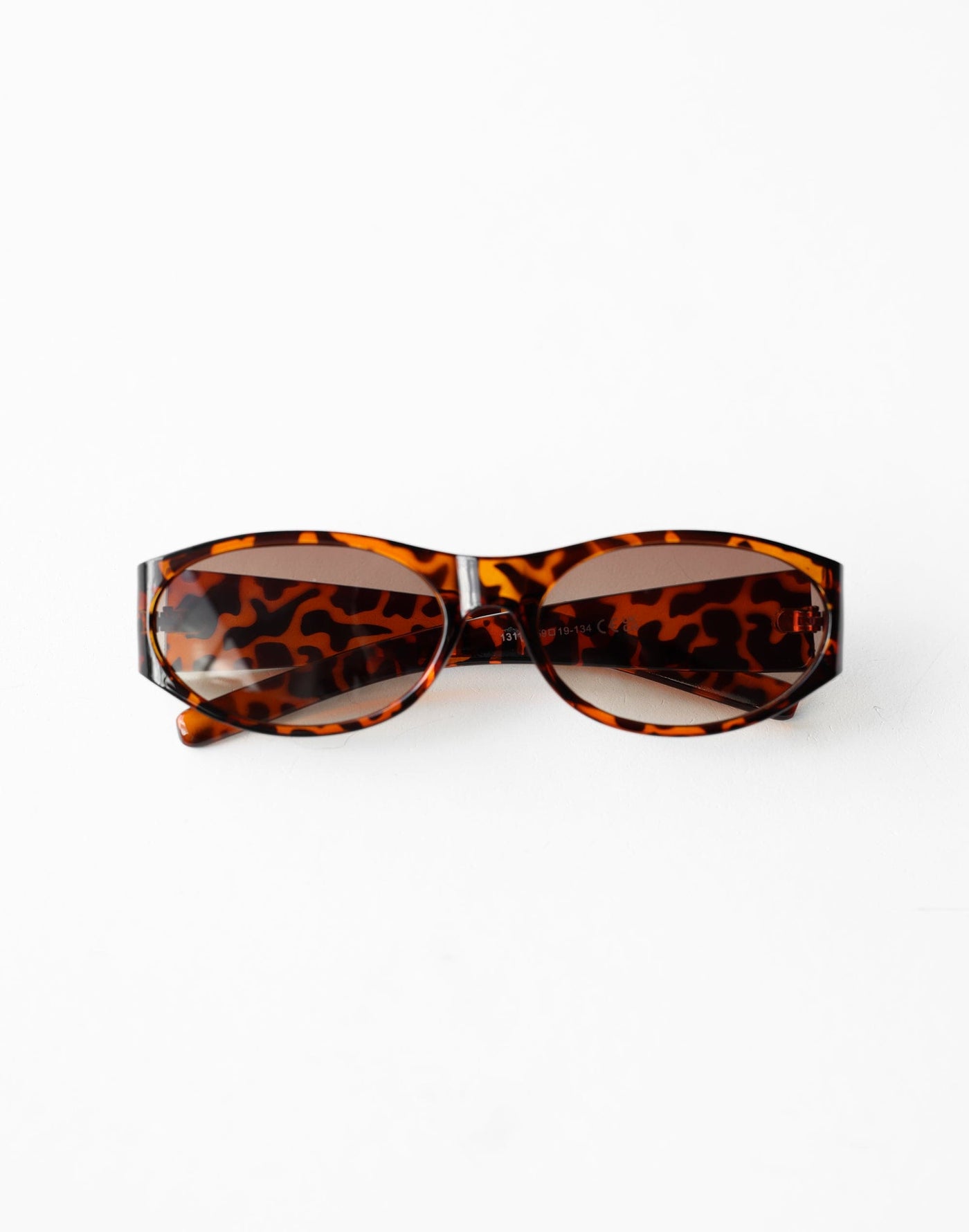 Leila Sunglasses (Tort) - Rectangular Frame Sunglasses - Women's Accessories - Charcoal Clothing