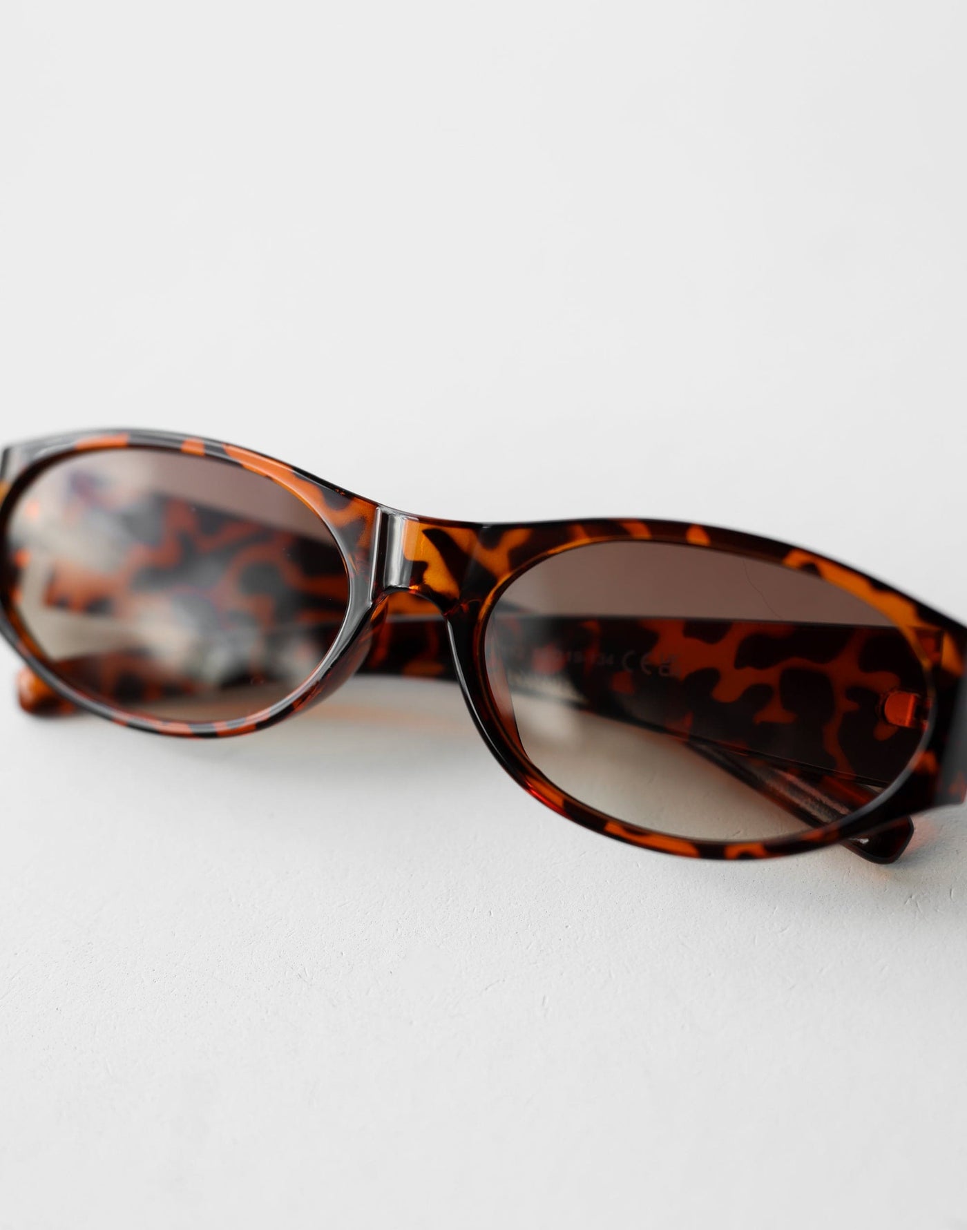 Leila Sunglasses (Tort) - Rectangular Frame Sunglasses - Women's Accessories - Charcoal Clothing